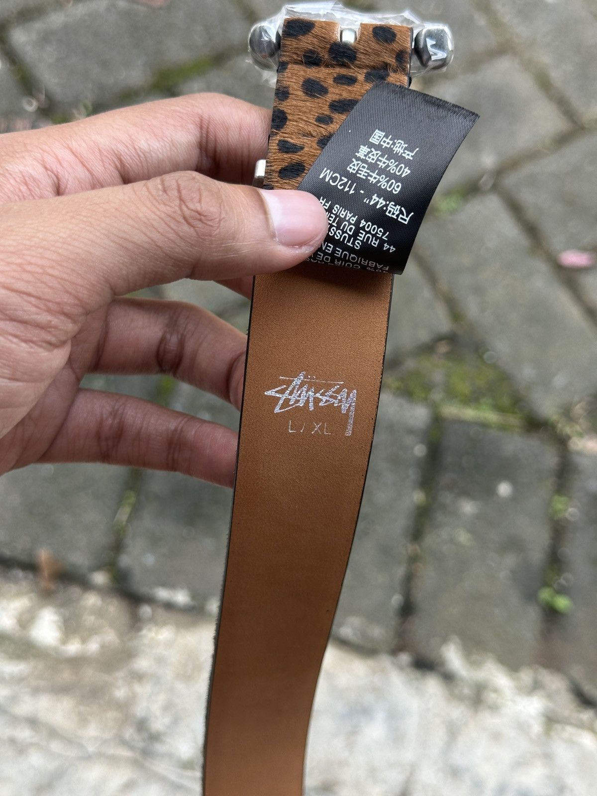 Stussy Stussy Bamboo Buckle belts "Leopard Pattern" Size ONE SIZE - 5 Thumbnail