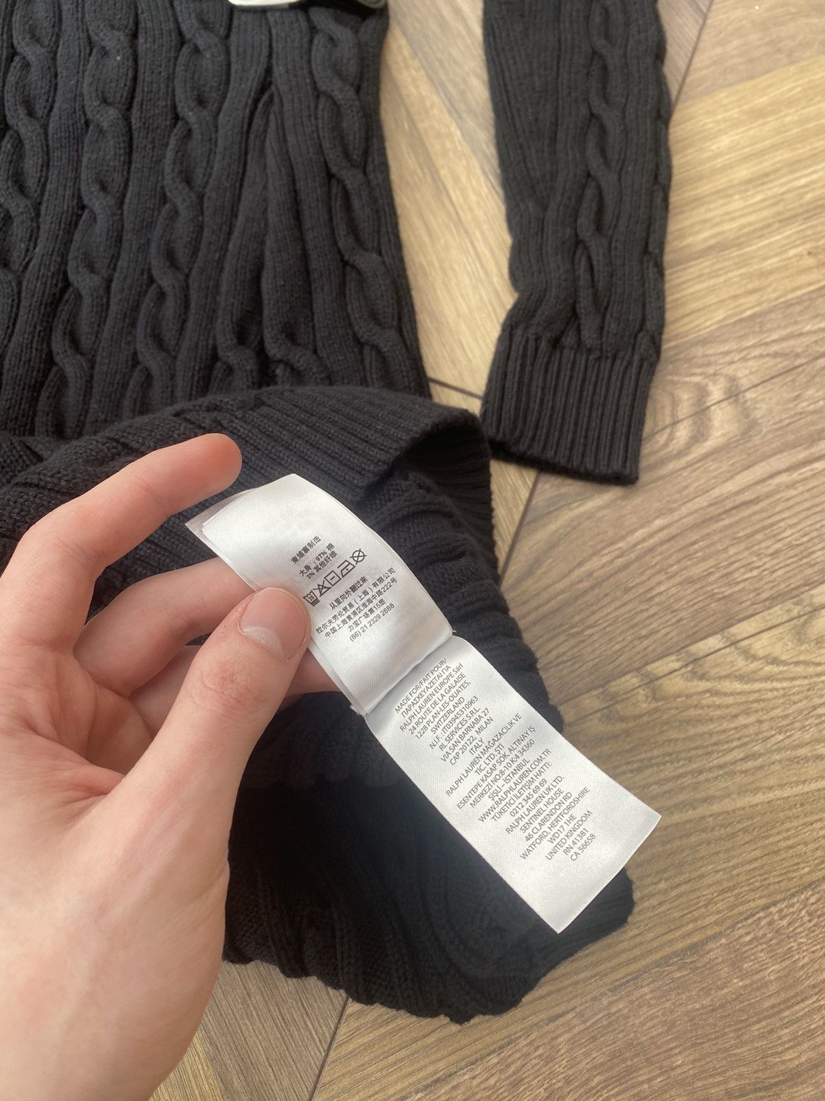 Polo Ralph Lauren × Vintage Vintage Ralph Lauren Black Label Cable Knit Dress Size XXS / US 00 / IT 34 - 13 Thumbnail