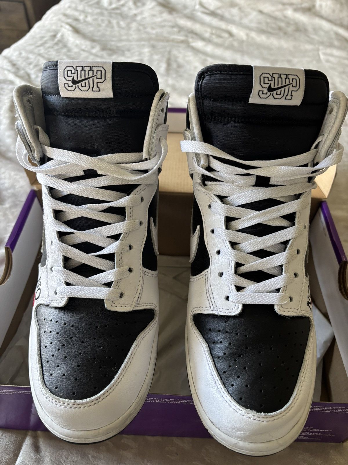 Nike × Supreme SUPREME HIGH TOP SNEAKERS - RARE AND SOLD OUT! Size US 10 / EU 43 - 2 Thumbnail