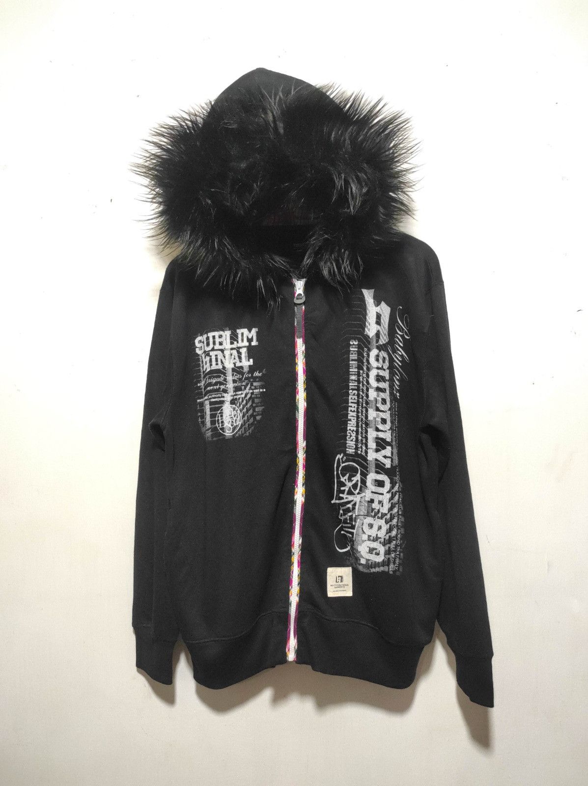 Japanese Brand B One Soul poem zip fur hoodie ifsix LGB style Size US L / EU 52-54 / 3 - 2 Thumbnail