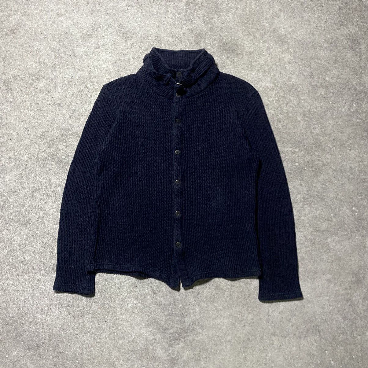 Tornado Mart Zero Tornado Mart Knit Strap Collar Waffle Snap Button Size US M / EU 48-50 / 2 - 1 Thumbnail
