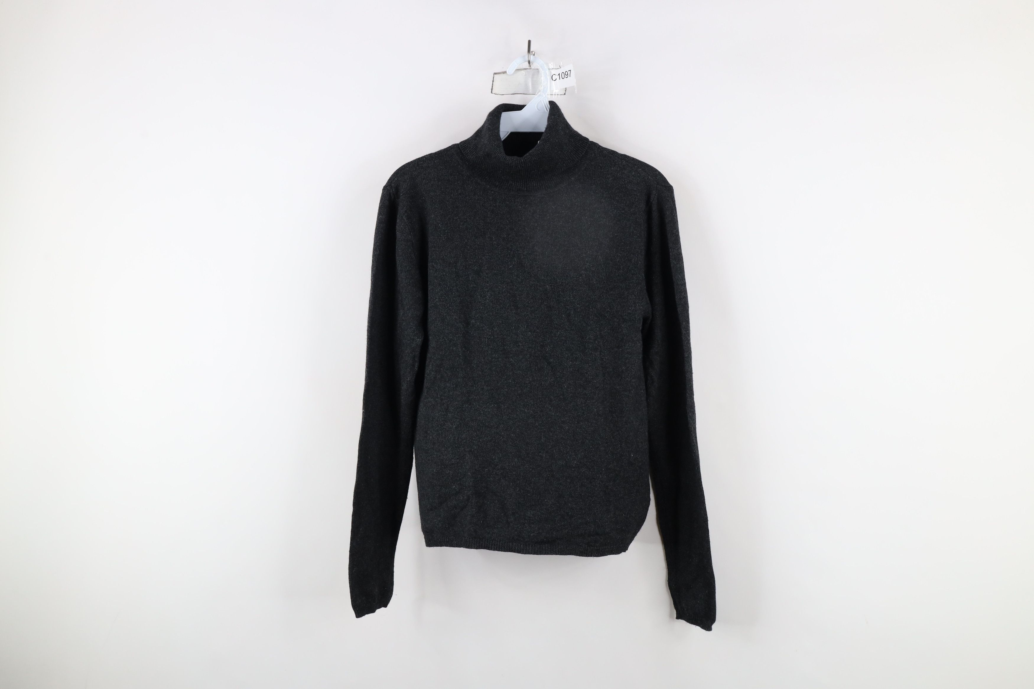 Vintage Vintage 90s Streetwear Silk Cashmere Knit Turtleneck Sweater Size M / US 6-8 / IT 42-44 - 1 Thumbnail