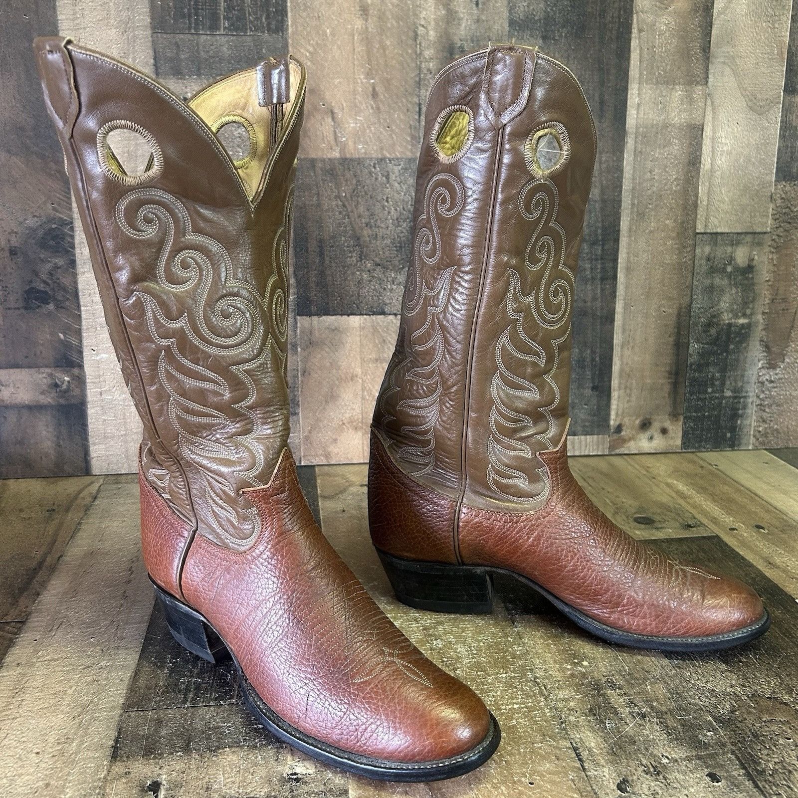 Tony Lama Tony Lama Gold Label Water Buffalo Cowboy Boots  display picture 2