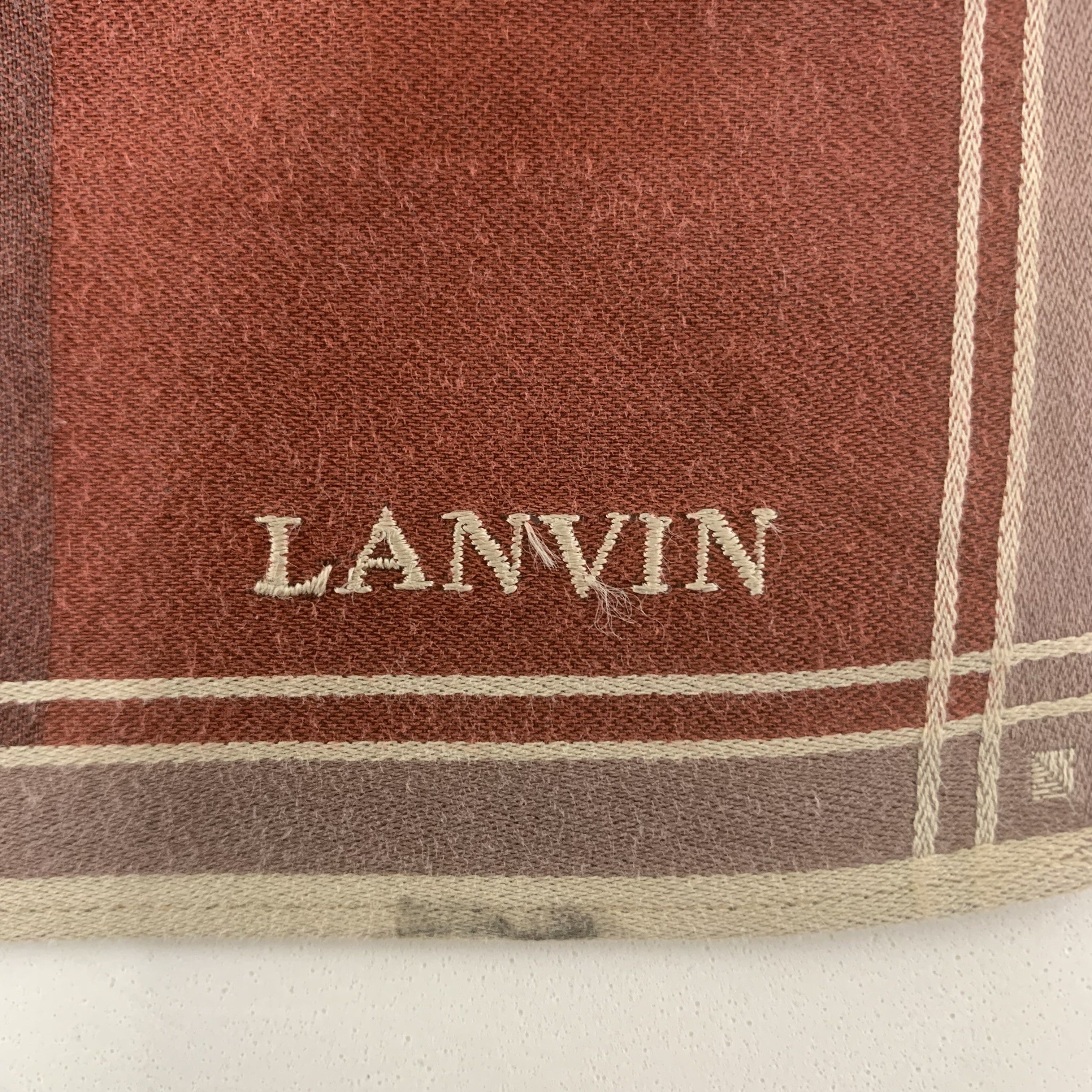 Lanvin Lanvin Handkerchief Bandana Neckerchief Square TB3389 Size ONE SIZE - 4 Thumbnail