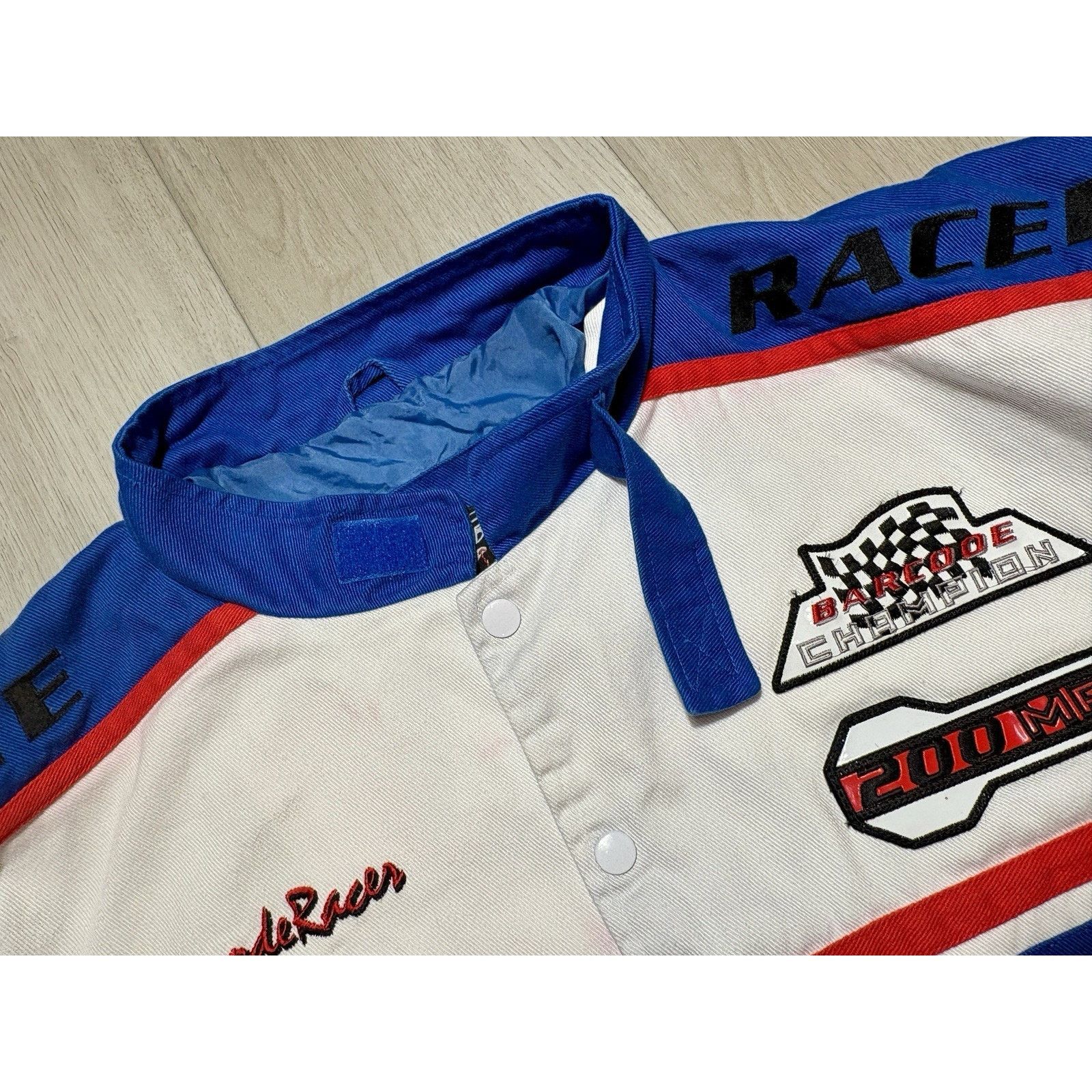 Other VTG Y2K Racing Jacket Graphic Patch Moto Streetwear Mens 3XL Size US XXL / EU 58 / 5 - 16 Thumbnail