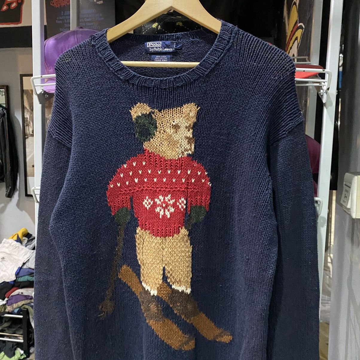 Polo Ralph Lauren Vintage polo Ralph Lauren RL2000 ski ⛷️ bear knit sweater Size US L / EU 52-54 / 3 - 3 Thumbnail
