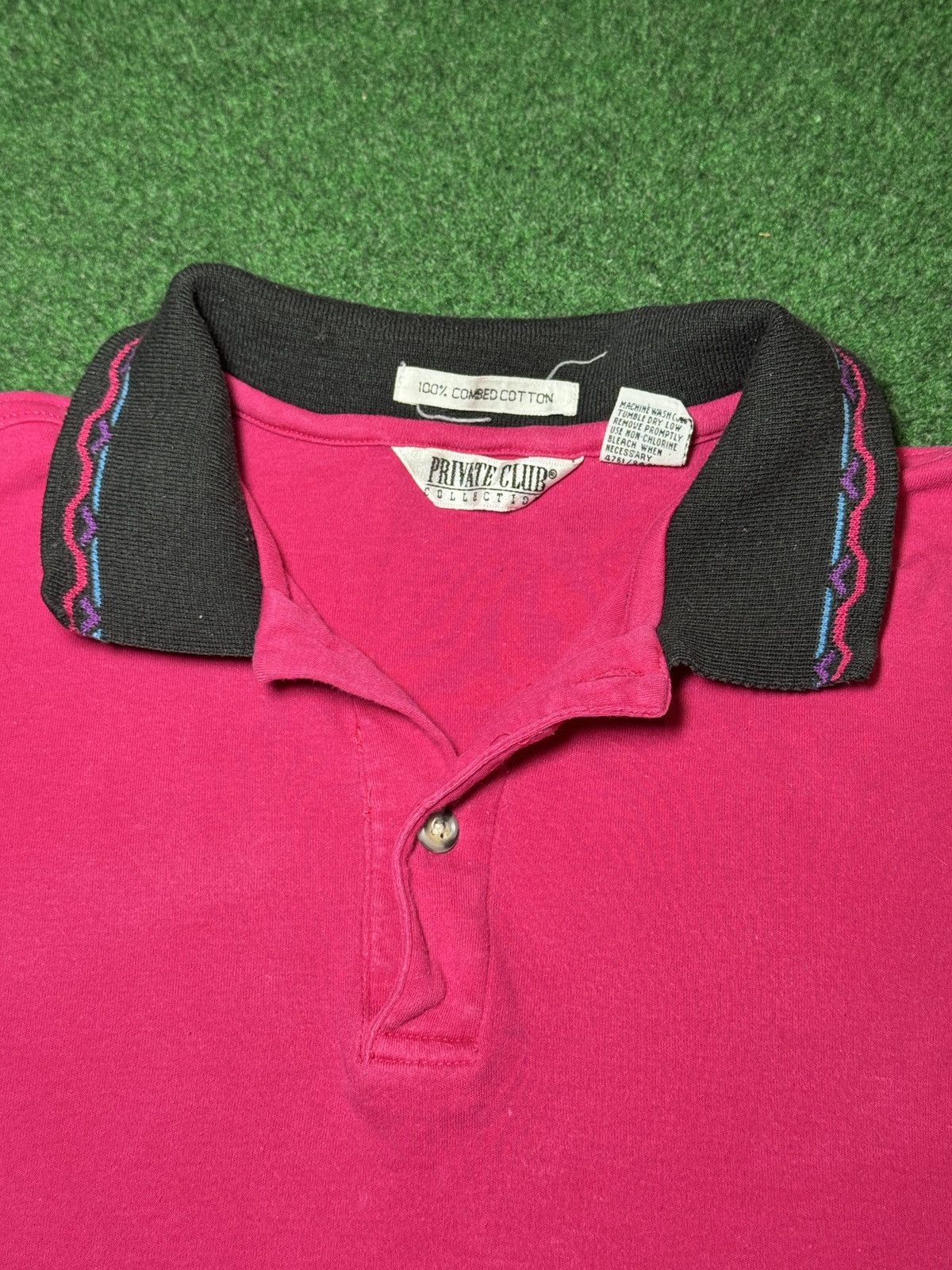 Vintage Fuzzy Zoeller Vintage Golf Polo 90s Pink Private Collection Size US M / EU 48-50 / 2 - 2 Thumbnail