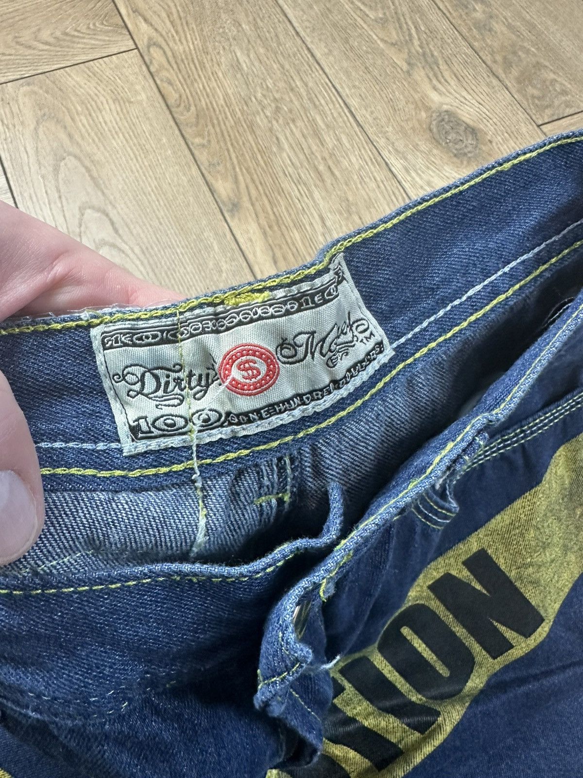 Japanese Brand × Vintage Vintage baggy jeans - Size US 36 / EU 52 - 5 Thumbnail