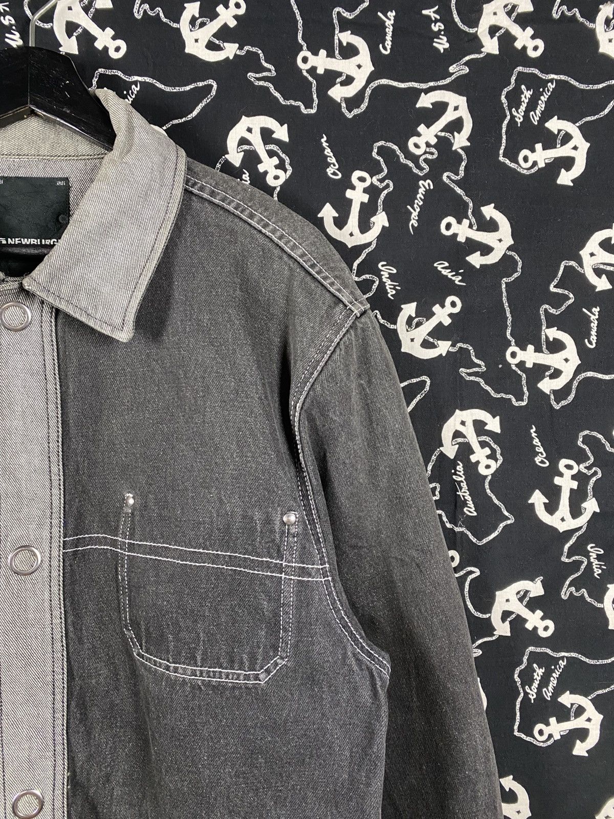 Vintage Newburgh The Original Two-Tone Denim Work Jacket Size US L / EU 52-54 / 3 - 8 Thumbnail