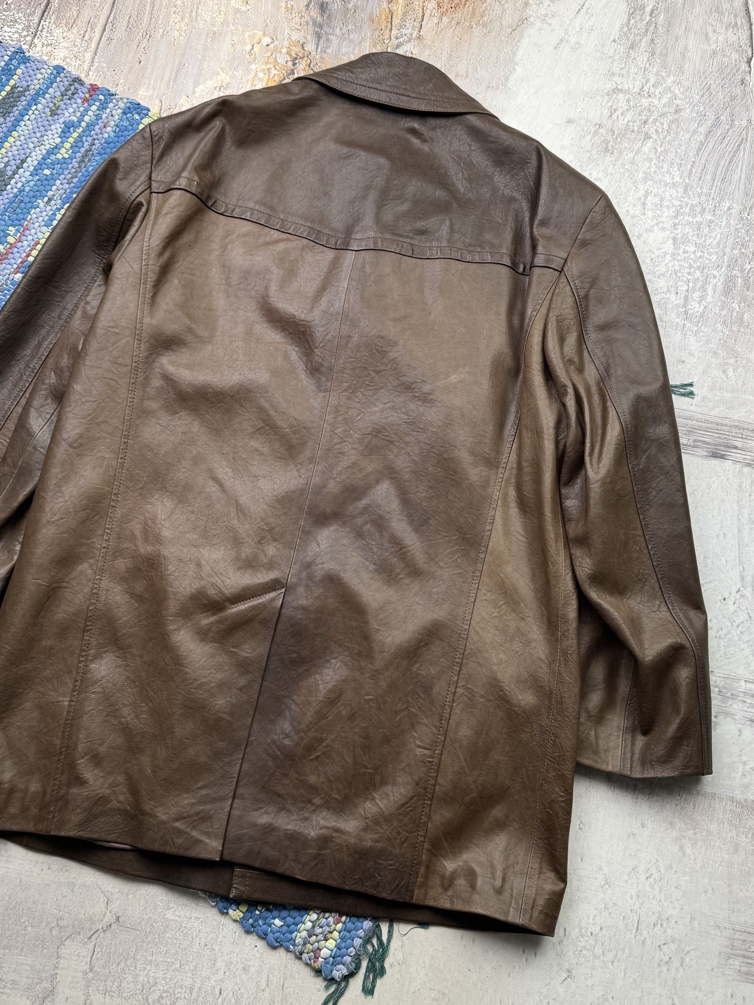 Vintage Vintage Leather Jacket A693D15(340) Size US XL / EU 56 / 4 - 10 Thumbnail