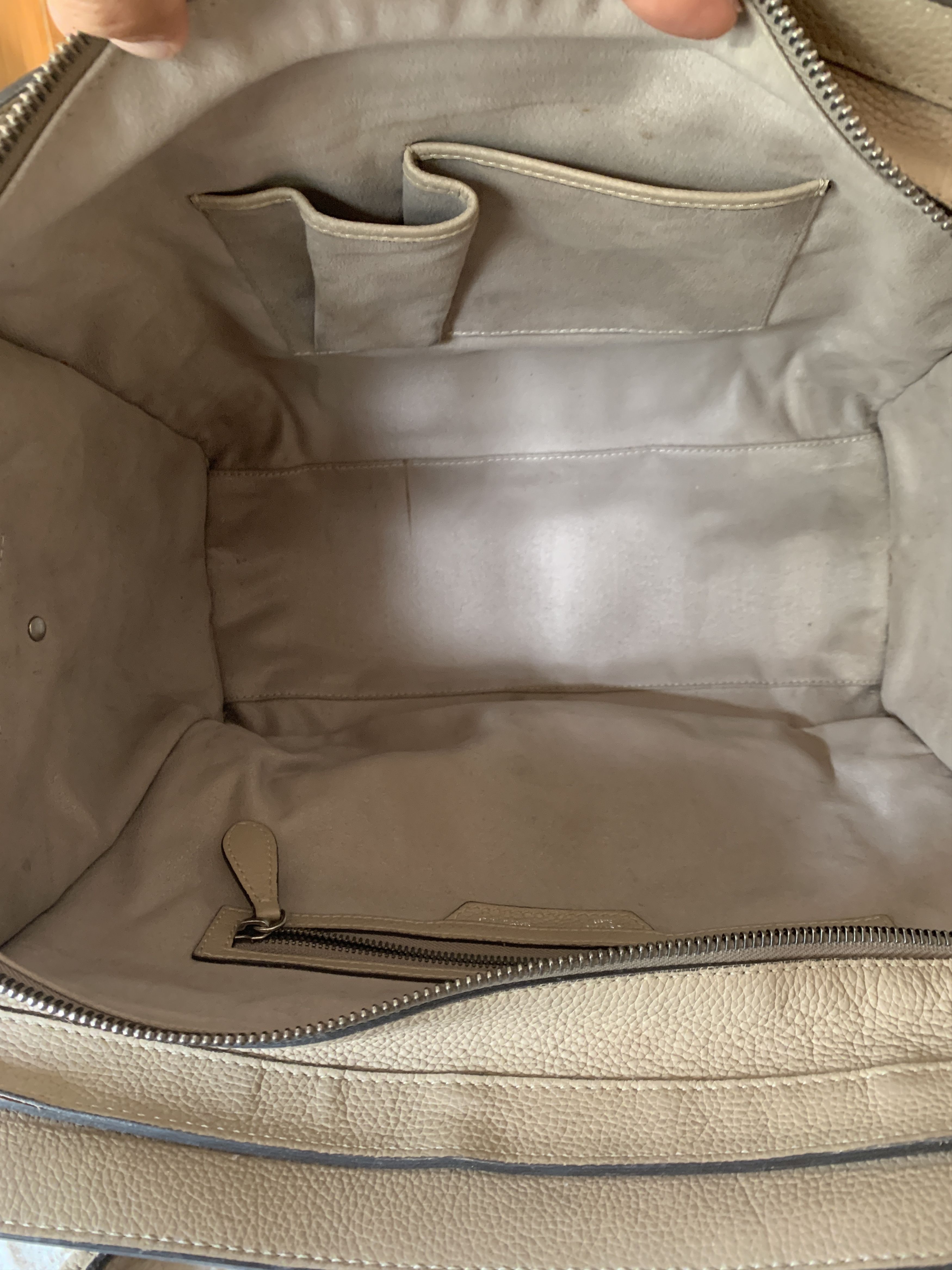 Celine CELINE MINI LUGGAGE TAUPE LEATHER Size ONE SIZE - 8 Thumbnail