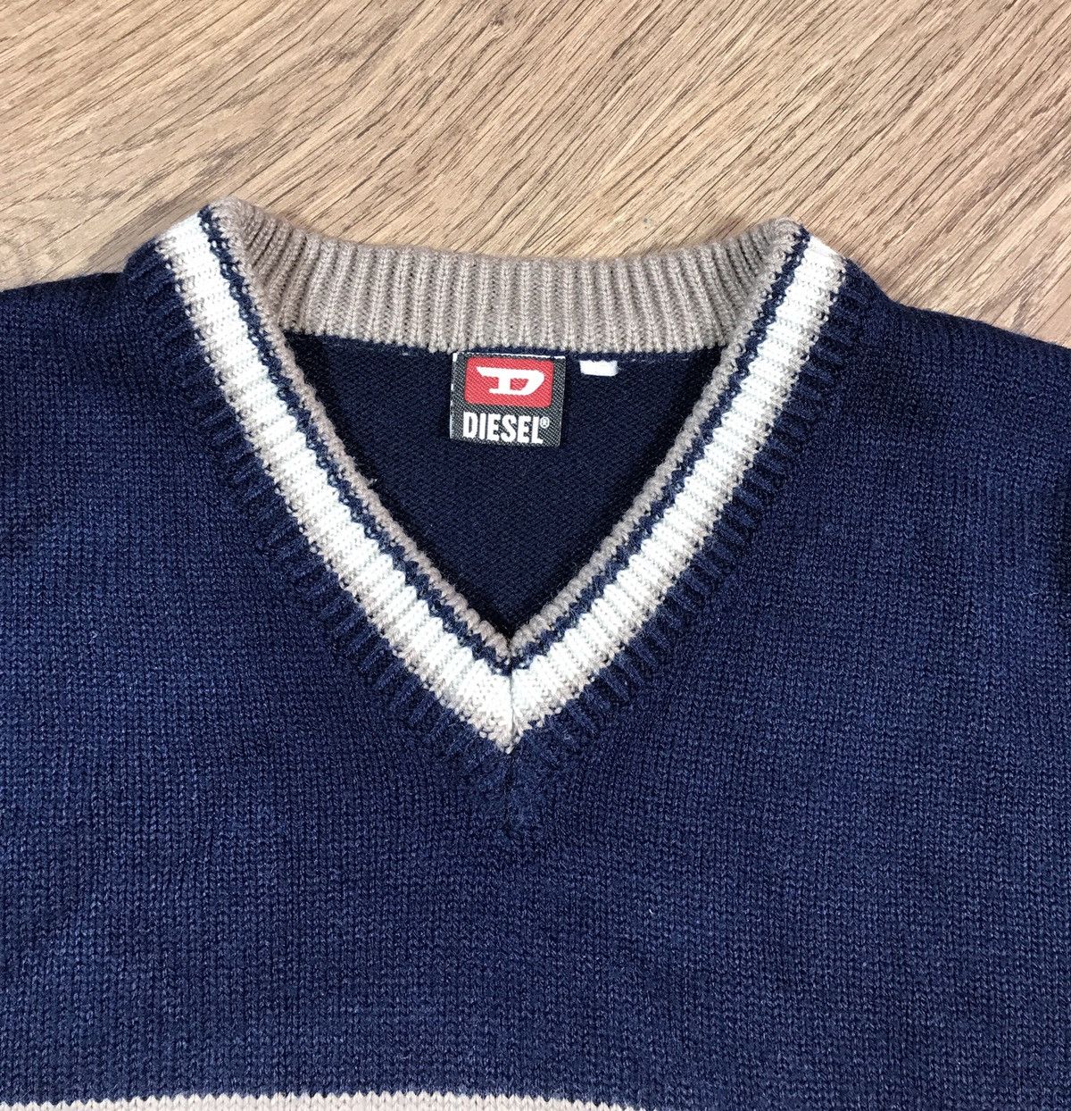 Japanese Brand × Vintage Vintage Diesel Knit Sweater 90s Size US L / EU 52-54 / 3 - 5 Thumbnail