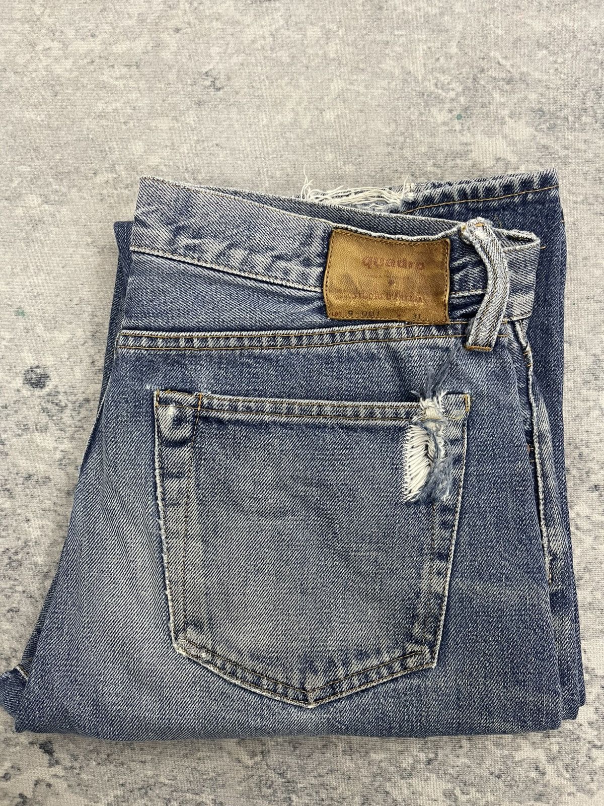 Studio D'Artisan Vintage Studio D'Artisan x Quadro G-001 Selvedge Jeans Size US 31 - 22 Thumbnail