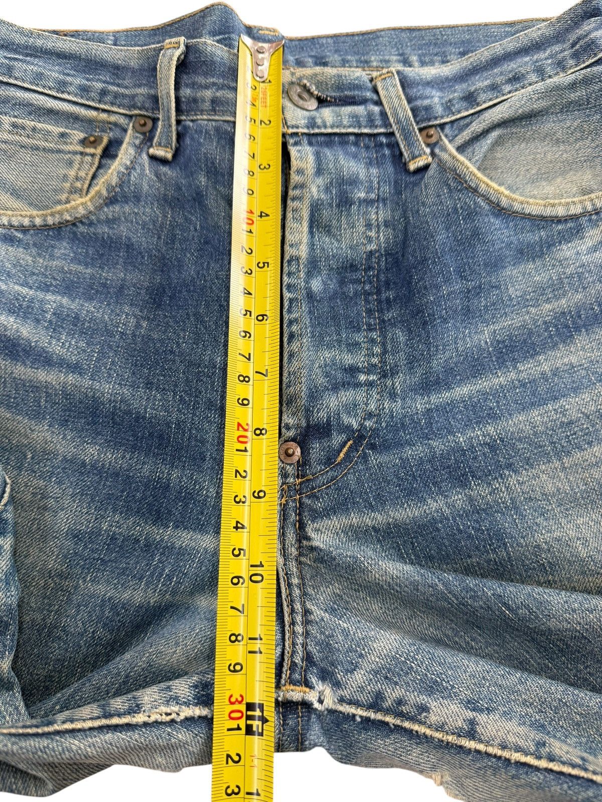 Levi's Vintage Clothing Vintage Levis LVC Big E 701xx Buckle Back Size US 30 / EU 46 - 13 Thumbnail