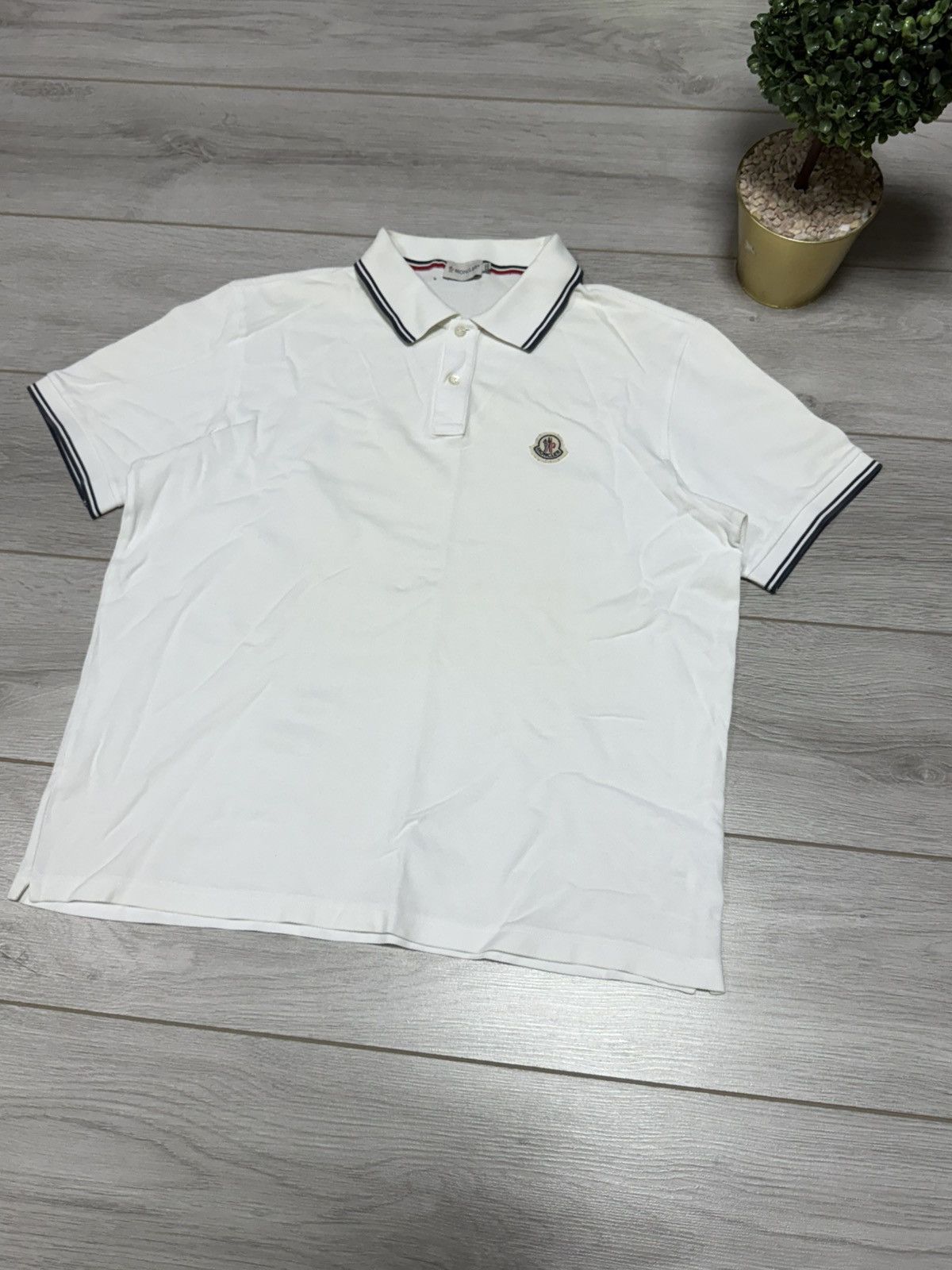Moncler Moncler basic polo shirt buttons vintage Size US XXL / EU 58 / 5 - 1 Thumbnail