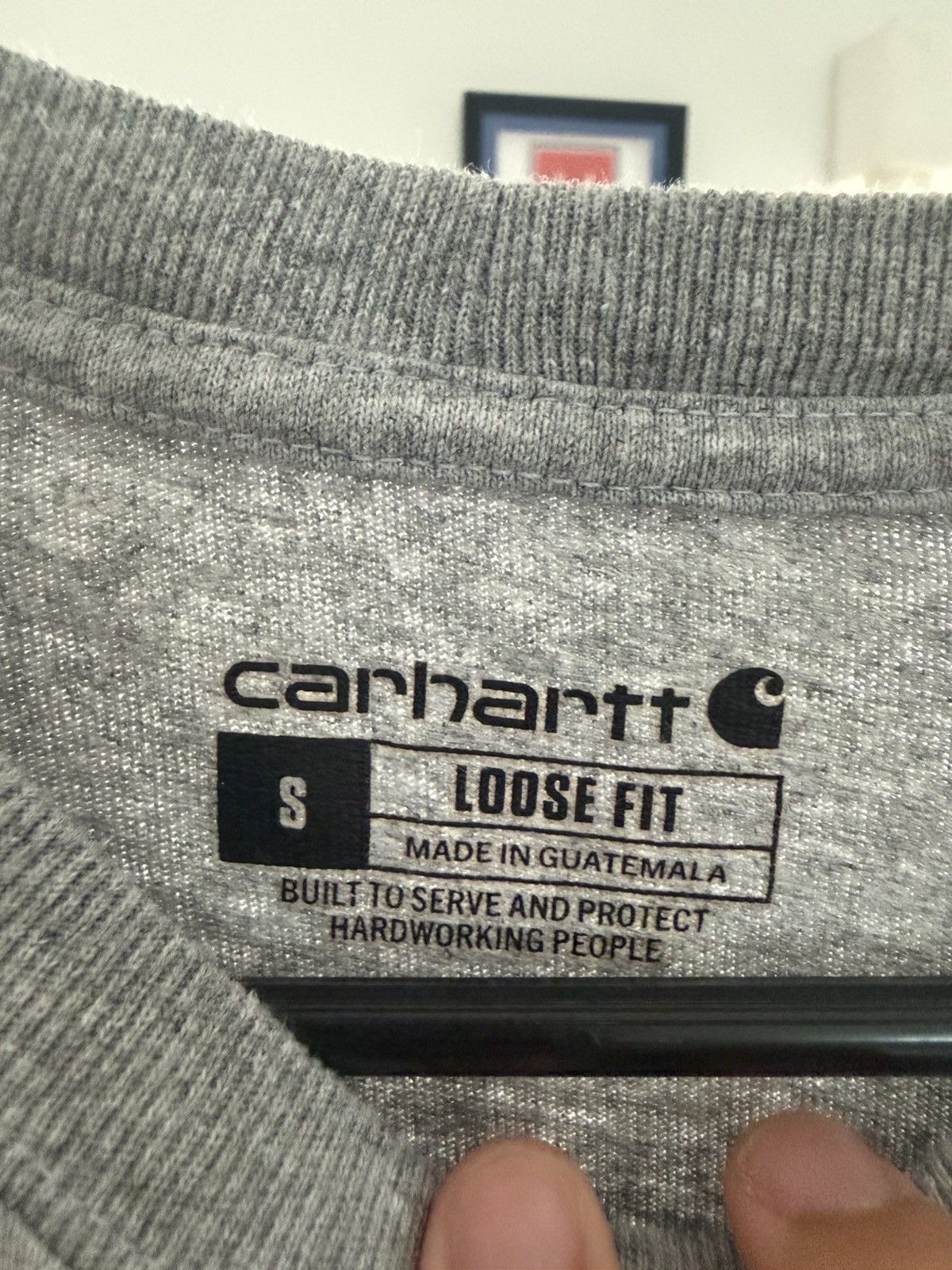 Carhartt Carhartt Pocket Tee - Grey Size US M / EU 48-50 / 2 - 3 Thumbnail