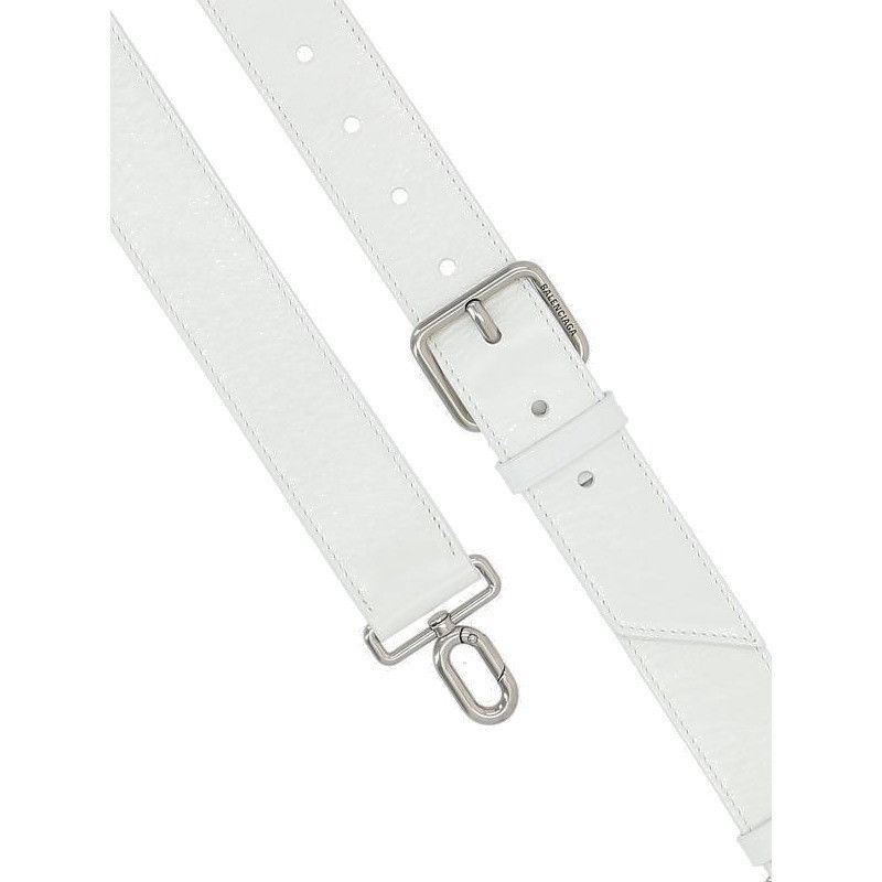 Balenciaga o1tr1nto1225 Size: OS / BB Soft Flap Bag Large in White Size ONE SIZE - 3 Thumbnail
