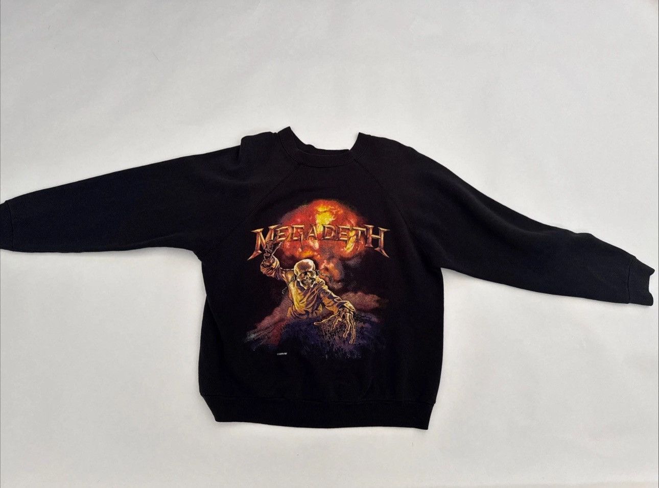 Vintage Megadeth vintage sweatshirt 1987 Size US S / EU 44-46 / 1 - 1 Thumbnail