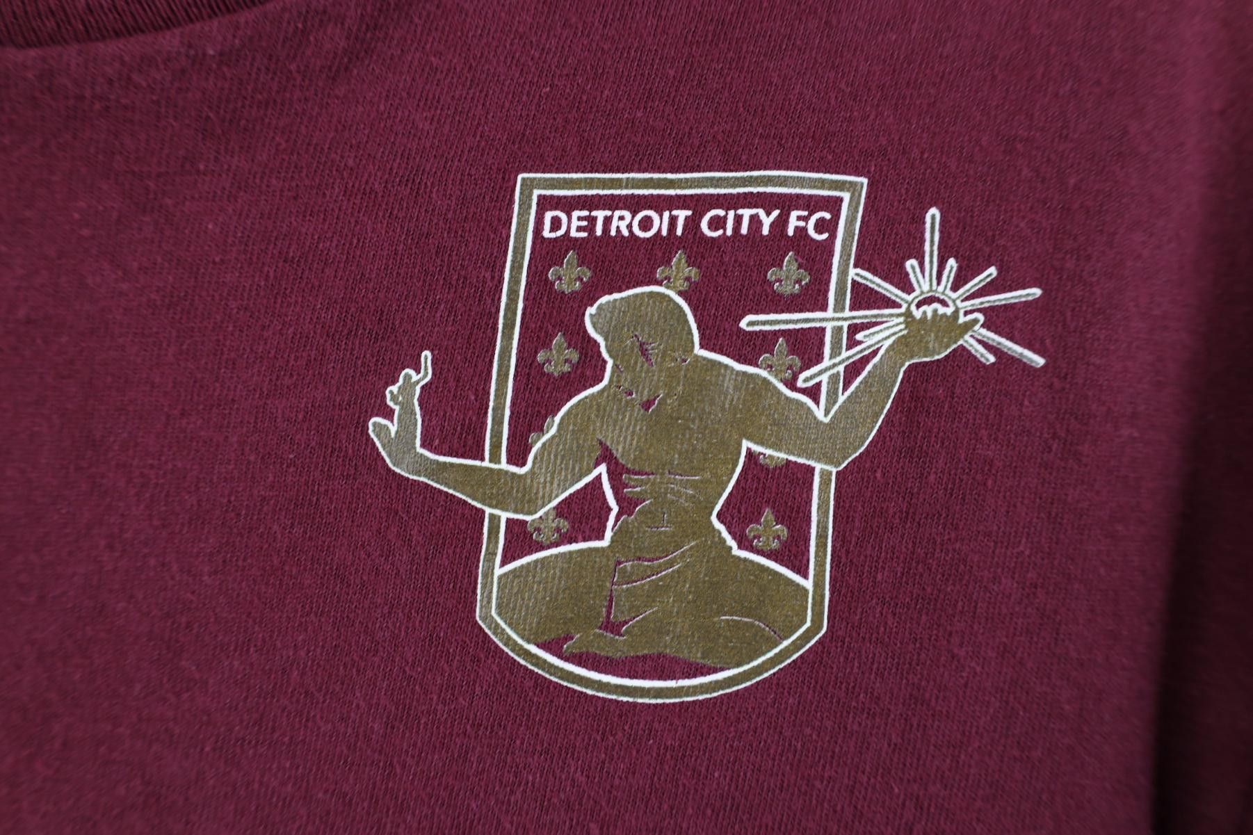 Vintage Y2K Detroit City FC Football Soccer Short Sleeve T-Shirt Size M / US 6-8 / IT 42-44 - 5 Thumbnail