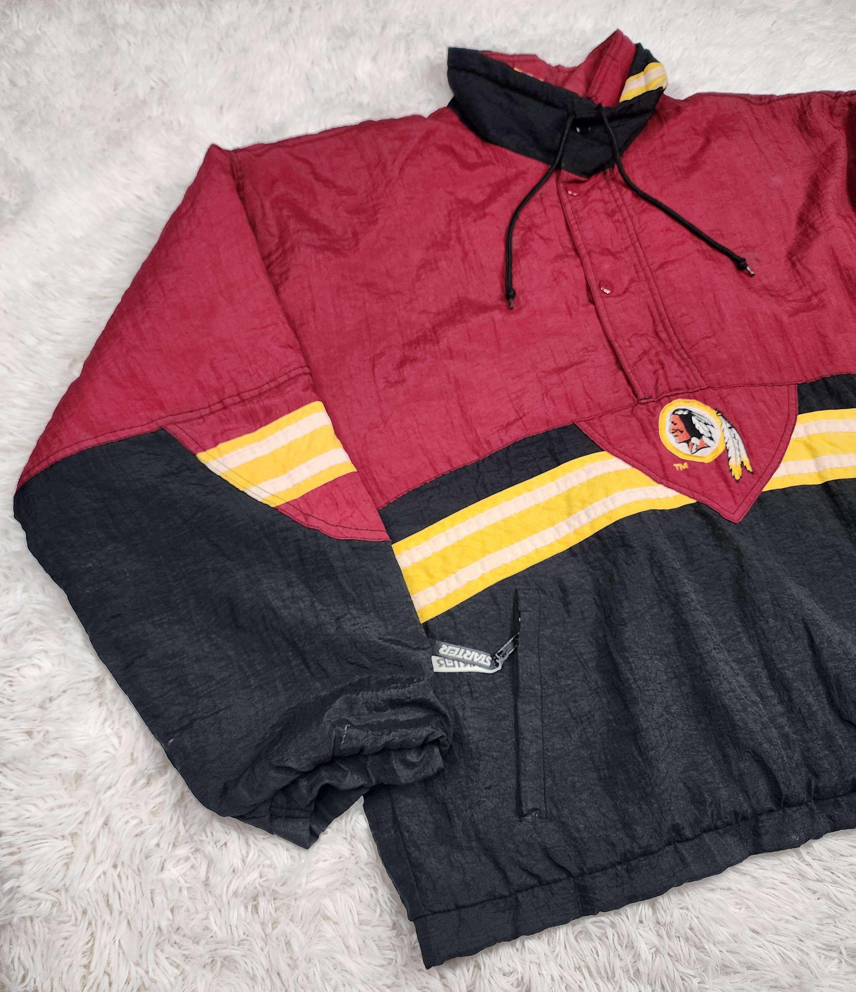 NFL Vintage Starter NFL Washington Redskins windbreaker jacket Size US XL / EU 56 / 4 - 4 Thumbnail
