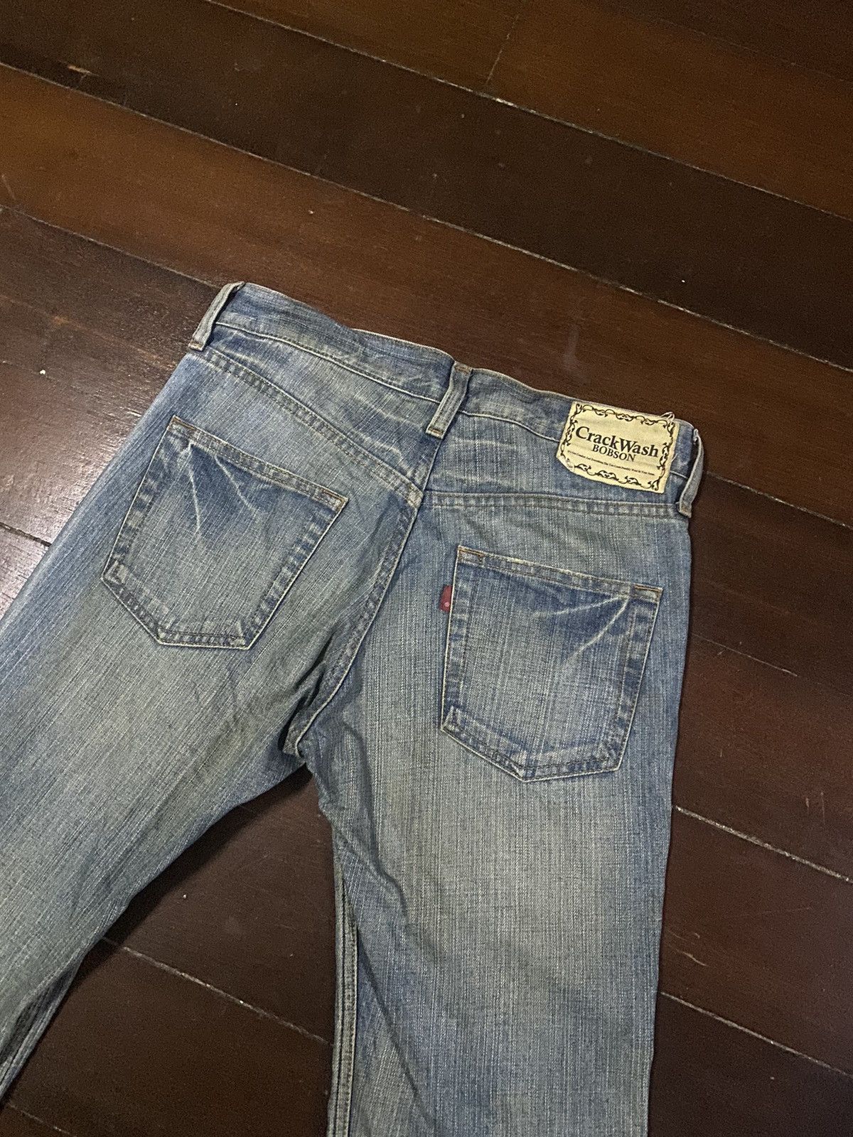 Edwin × Vintage Fire Vintage BOBSON CRACK WASH Dirty Vintage Mud Wash Jeans Size US 32 / EU 48 - 12 Thumbnail