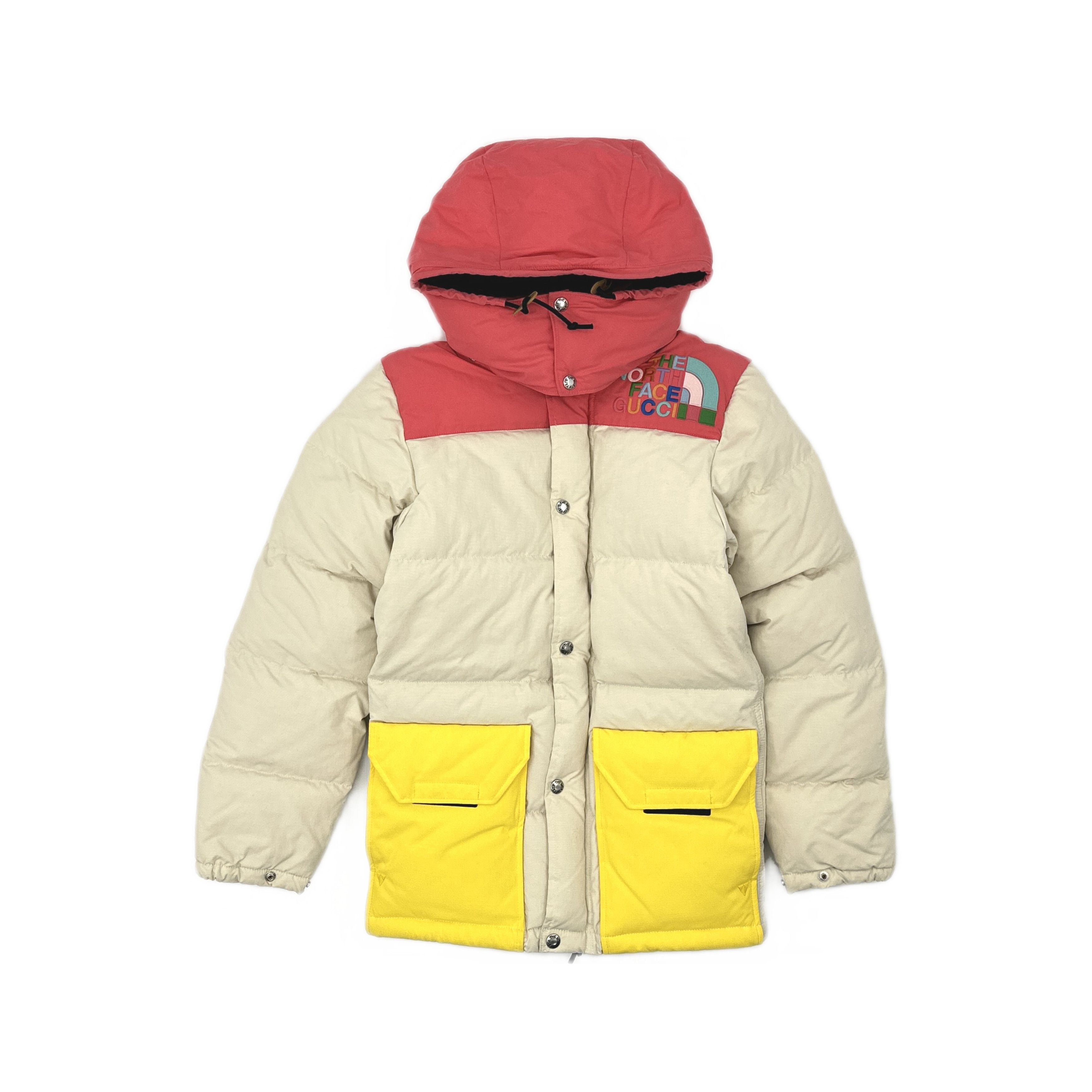 Gucci Gucci x The North Face Colorblock Down Jacket XXS Size XXS / US 00 / IT 34 - 1 Thumbnail
