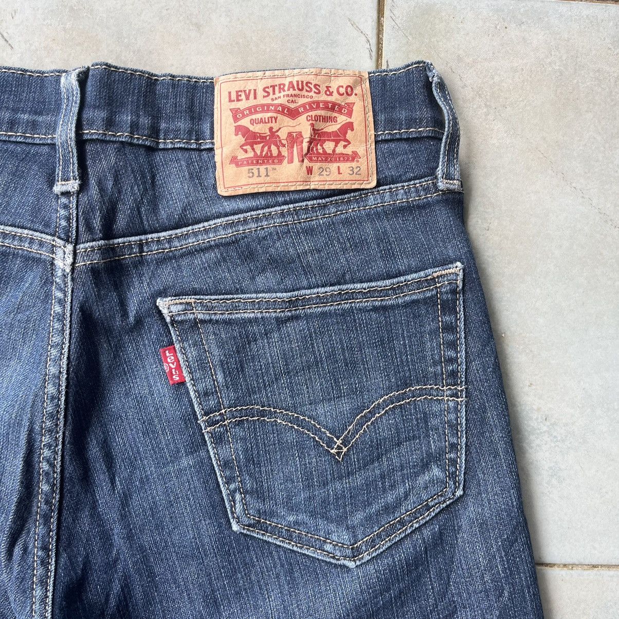 Levi's Levis 511 Distressed Slim Fit Jeans Size US 30 / EU 46 - 3 Thumbnail