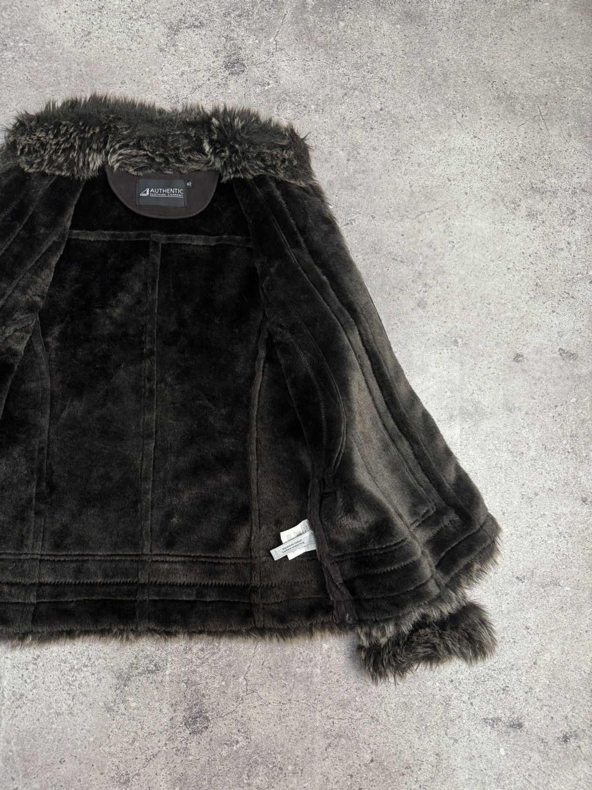 Schott Vintage If Six Was Nine Style Fur Rabbit Cropped Jacket 00s Size US M / EU 48-50 / 2 - 11 Thumbnail