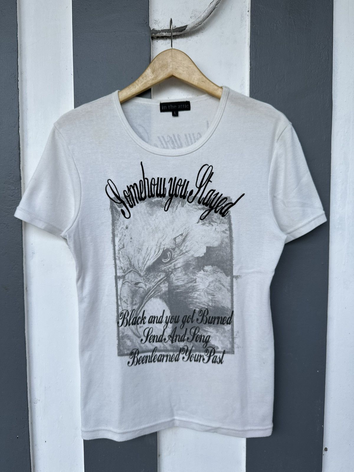 In The Attic CRAZY DESIGN IN THE ATTIC EAGLE POEM TSHIRT Size US M / EU 48-50 / 2 - 1 Thumbnail