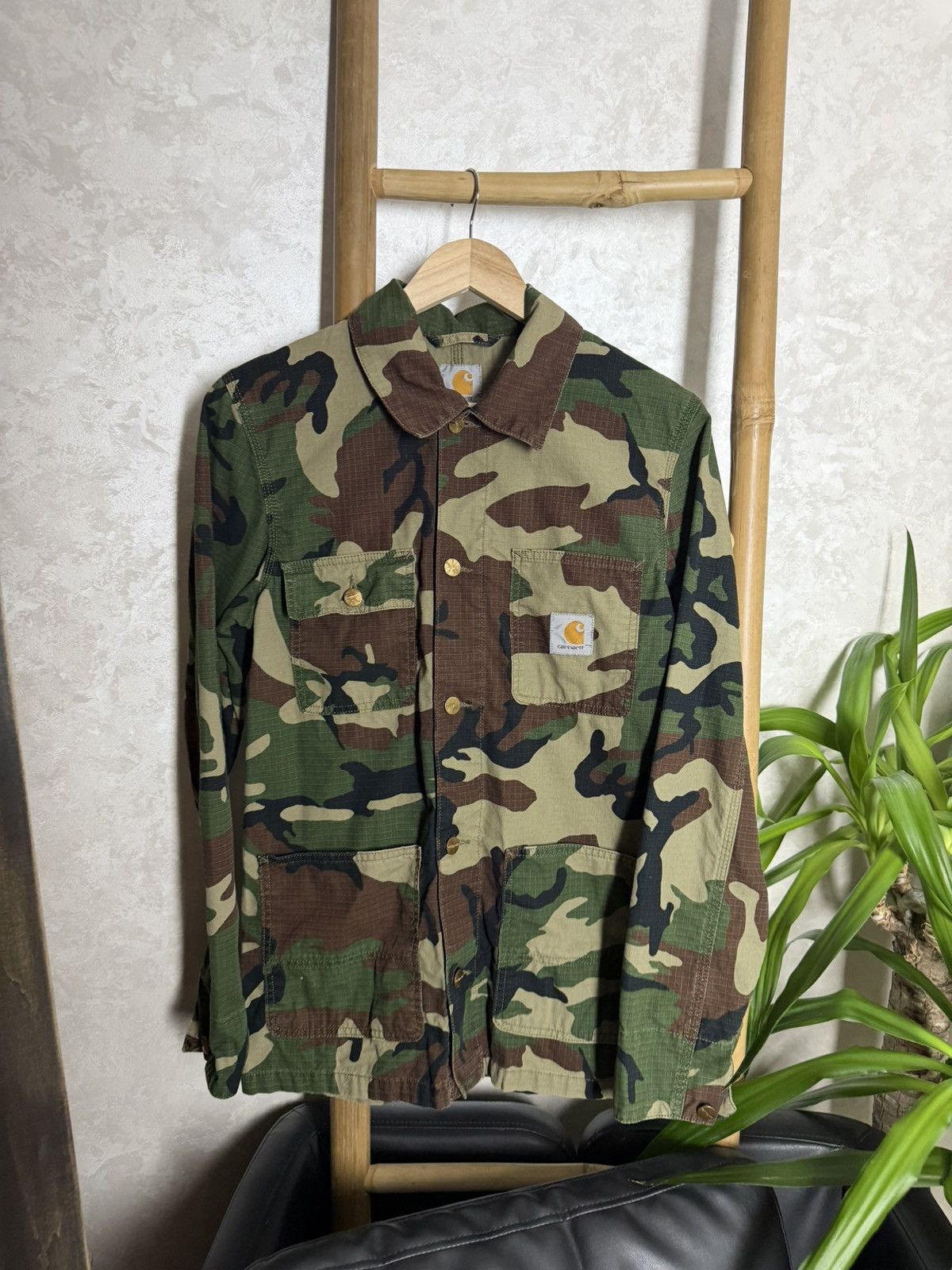 Carhartt Carhartt Camo Overshirt Jacket Size US S / EU 44-46 / 1 - 9 Thumbnail