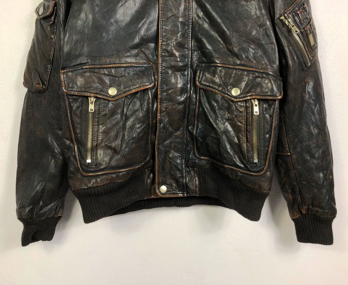 Diesel Rare Vintage Diesel Lambskin Leather Jacket Size US M / EU 48-50 / 2 - 5 Thumbnail