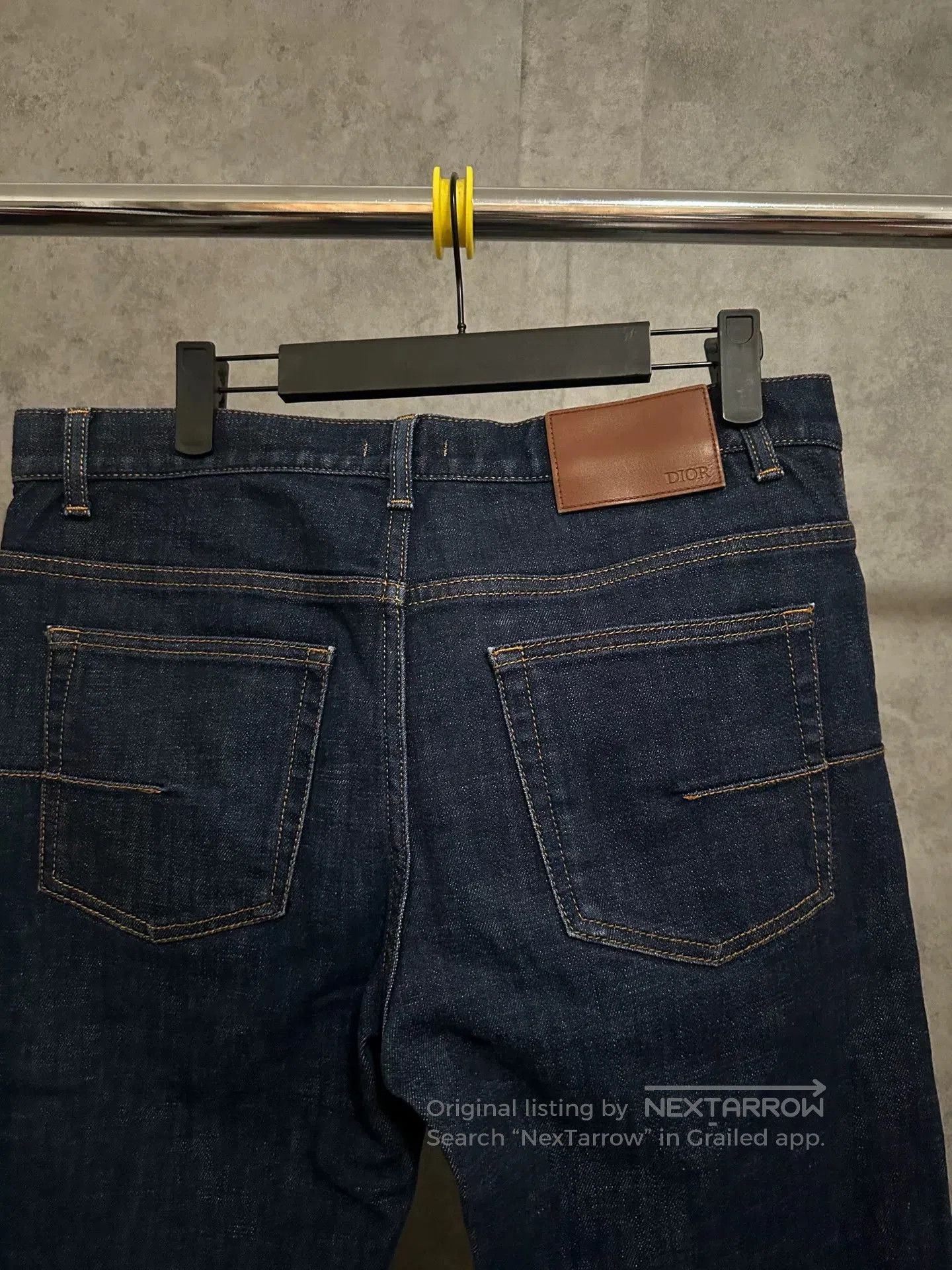 Dior Dior Blue Denim Jeans with Interior Print. Size US 31 - 5 Thumbnail