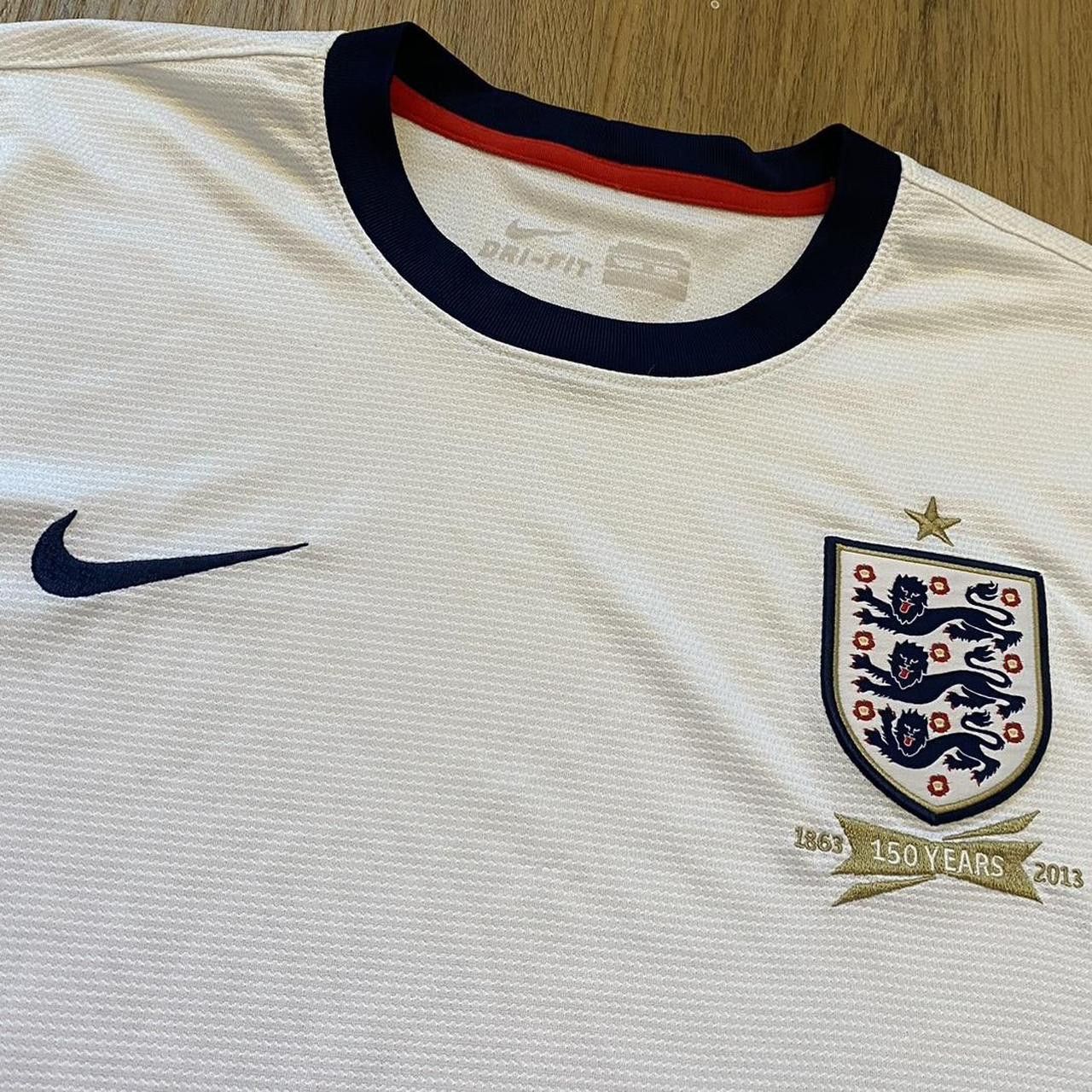 Nike 2013-14 England Nike Home Football Shirt Anniversary Size US XL / EU 56 / 4 - 3 Thumbnail