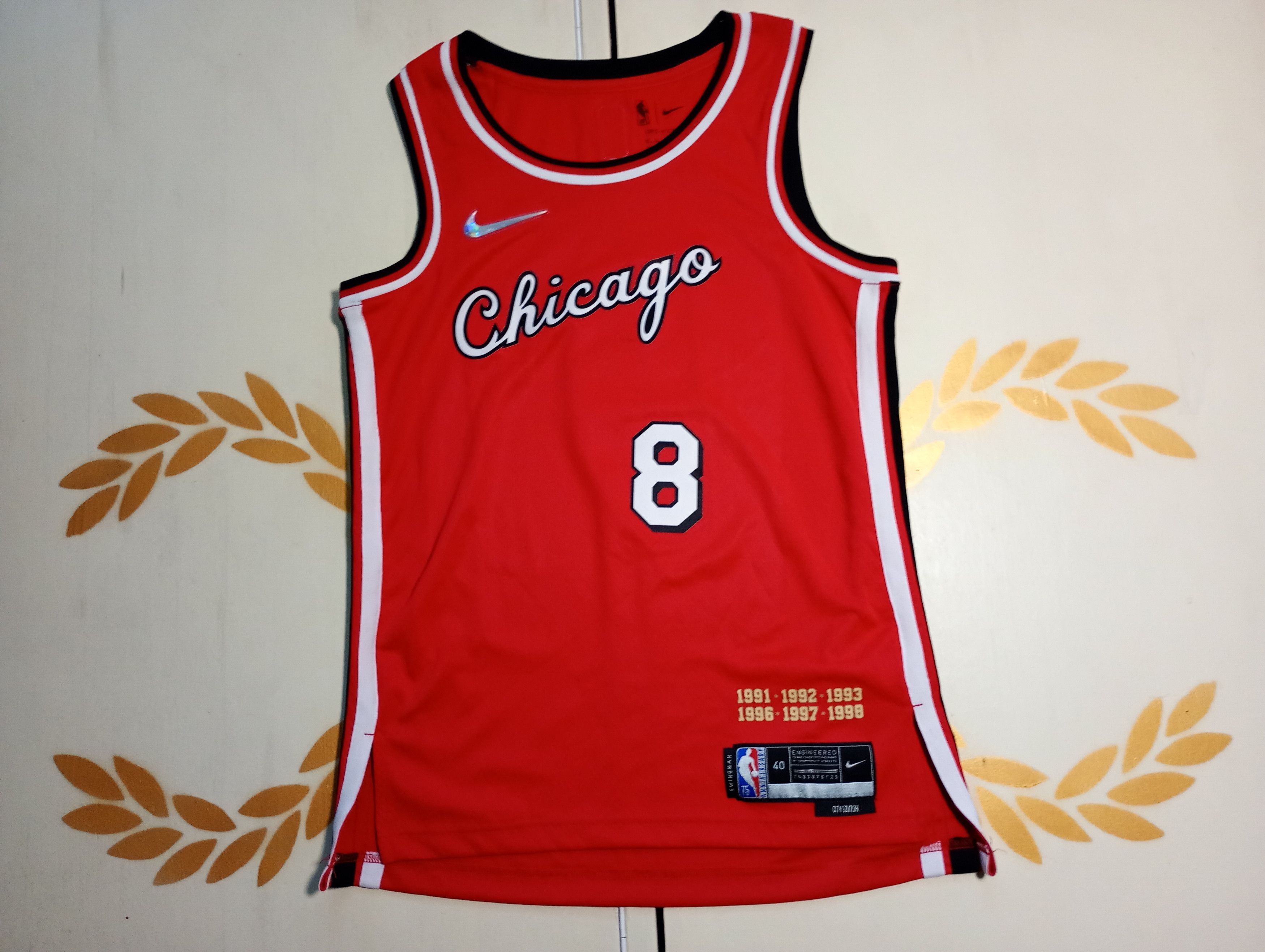 NBA × Nike Nike Chicago Bulls Jersey 8 Zach Lavine 2021-2022 Size US S / EU 44-46 / 1 - 1 Thumbnail