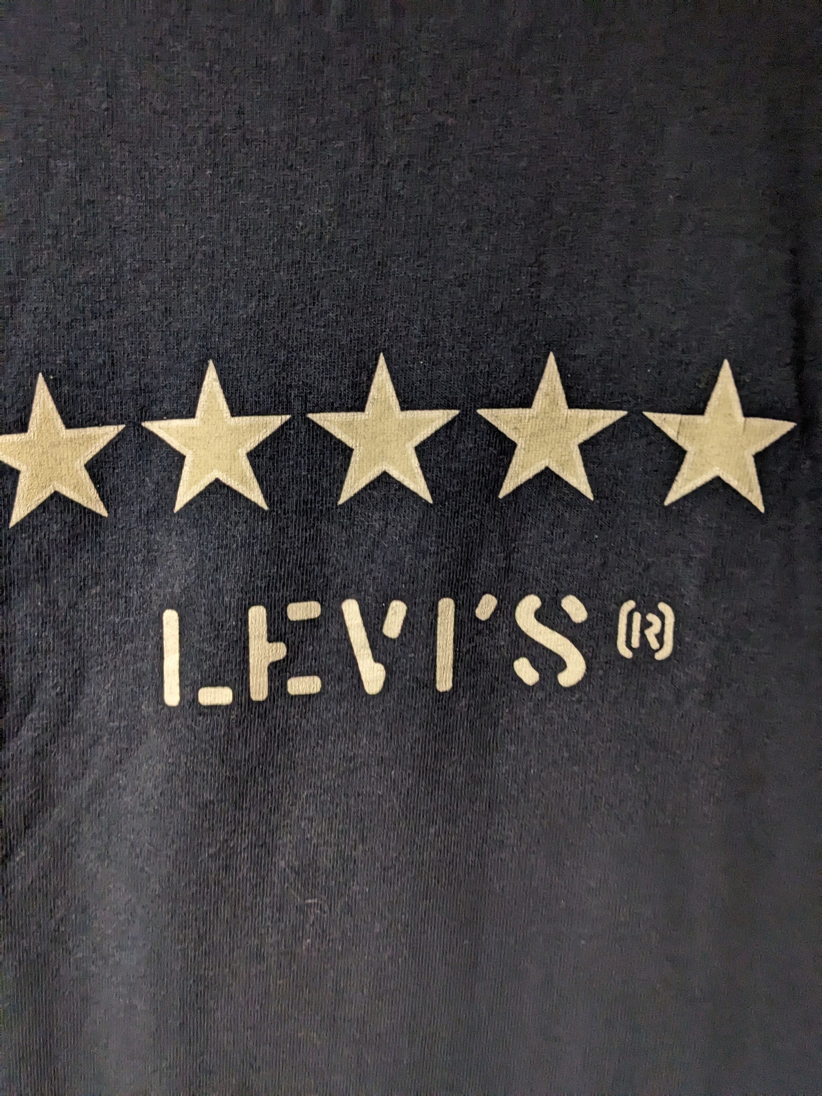 Levi's × Vintage Vintage Levi Red Tab Spell Out Logo Stars Medium T-Shirt Size US M / EU 48-50 / 2 - 2 Thumbnail