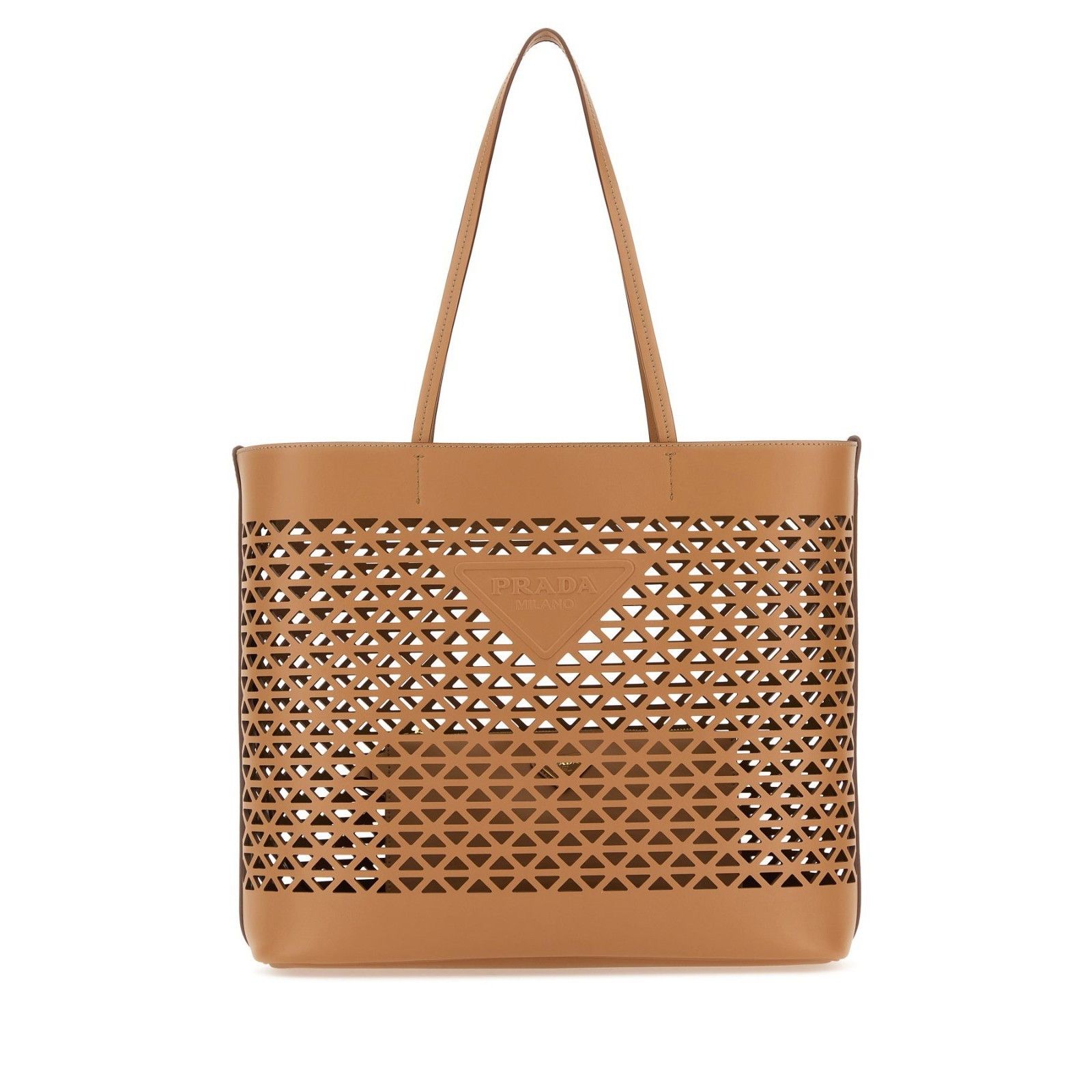 Prada PRADA Basket Shopper Brown Leather Tote Bag New & Authentic Size ONE SIZE - 1 Thumbnail
