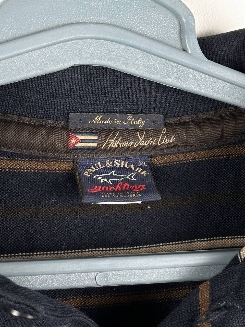 Paul & Shark × Vintage Paul Shark Wool Havana Havana Yacht Club Sweater Size US XL / EU 56 / 4 - 5 Thumbnail