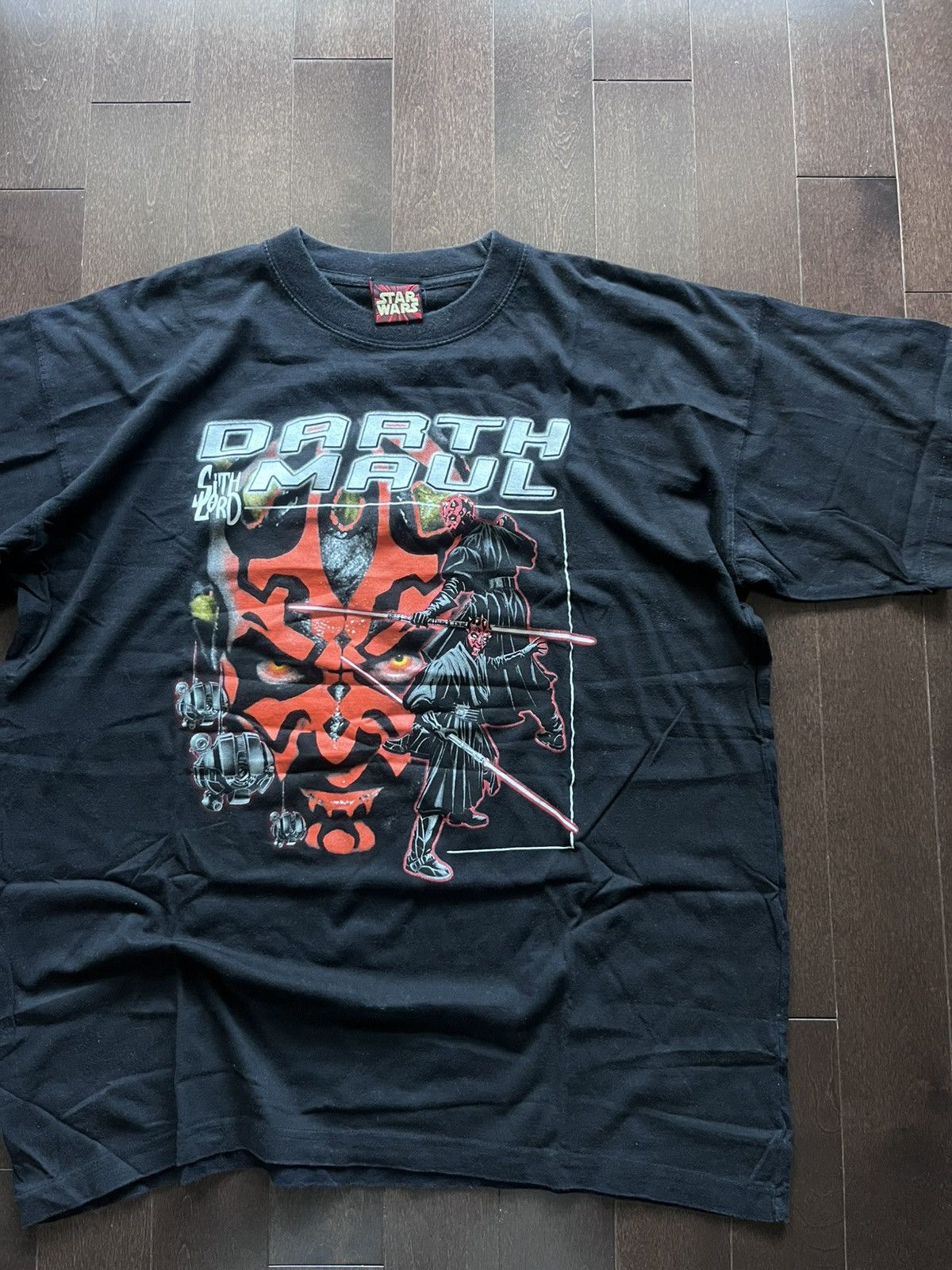 Star Wars Vintage Star Wars Darth Maul 1999 Big Graphic Promo T- Shirt Size US XL / EU 56 / 4 - 1 Thumbnail