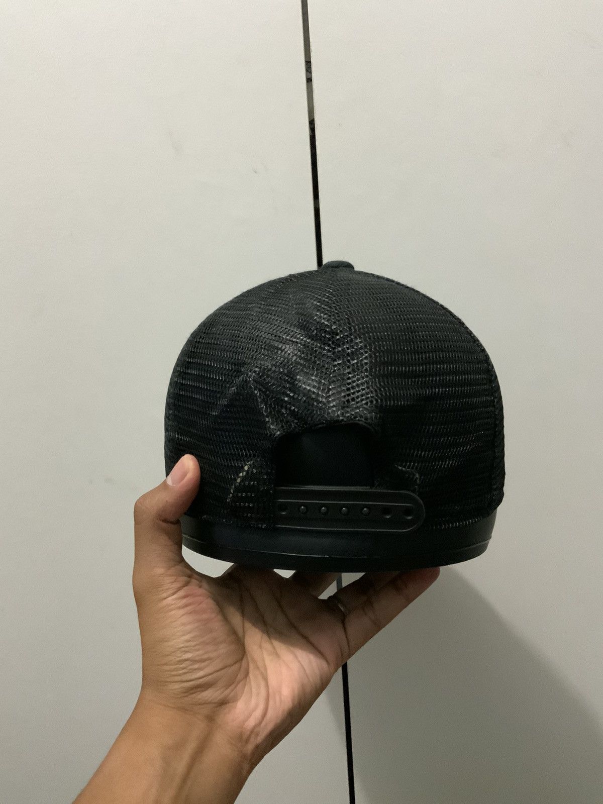 Japanese Brand 48 BIG LOGO ARCHIVE BLACK TRUCKER HAT CAP Size ONE SIZE - 4 Thumbnail
