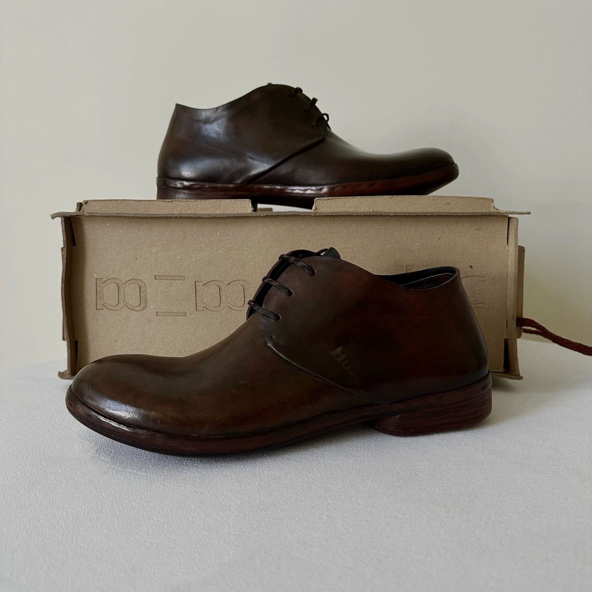 m_moriabc M_Moriabc Horween Leather Low-Top Boots Size US 5.5 / IT 35.5 - 3 Thumbnail