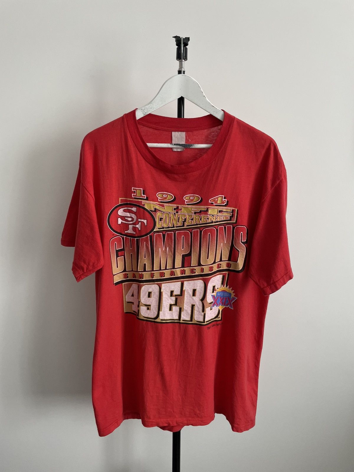 NFL Vintage 1994 NFL San Francisco 49ers Single Stitch T-Shirt Size US M / EU 48-50 / 2 - 1 Thumbnail