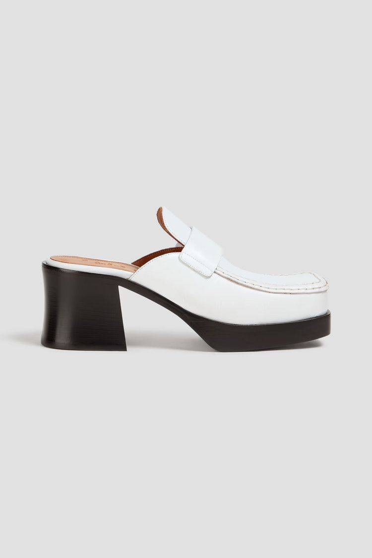 Marni o1y1025 Mules in White Size US 9 / IT 39 - 1 Thumbnail
