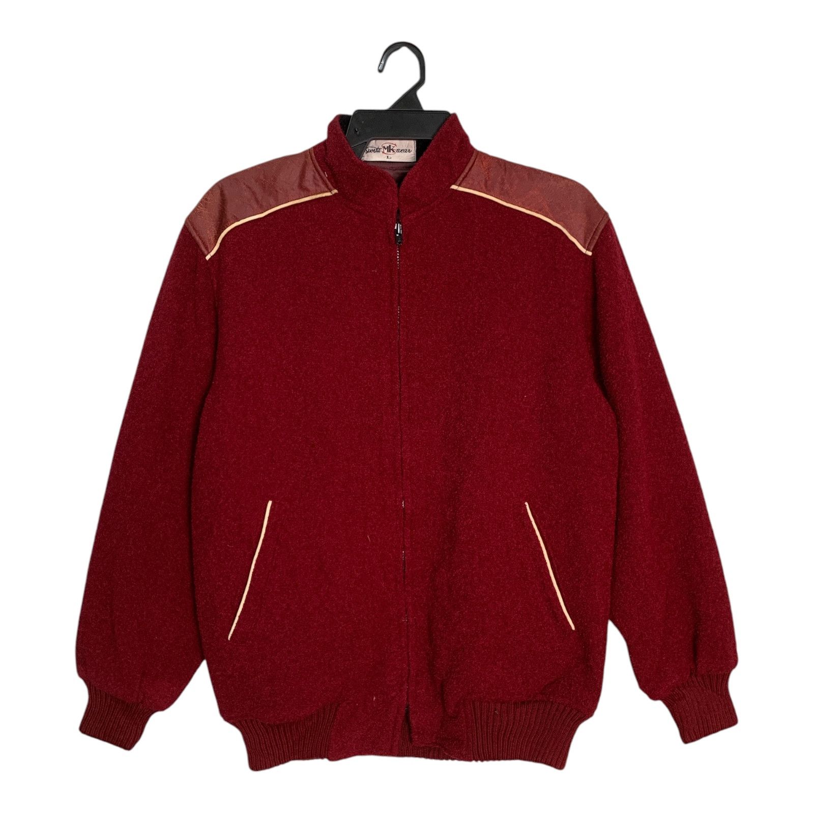 Japanese Brand × Vintage Rare Design Vintage MK Sportswear Fleece Jackets Size L / US 10 / IT 46 - 1 Thumbnail