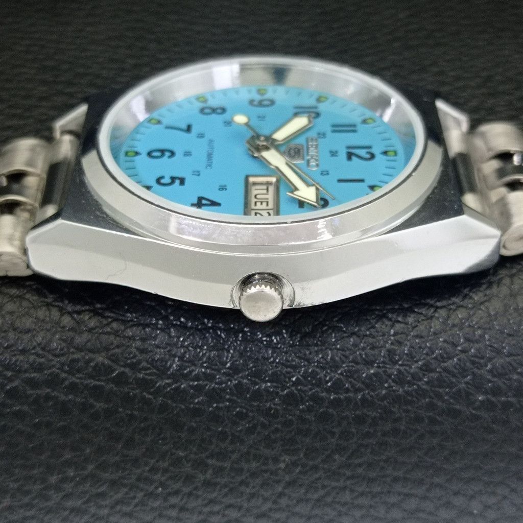 Seiko REFURBISHED VINTAGE SEIKO 5 AUTO JAPAN MENS WATCH a441710 Size 38 - 5 Thumbnail