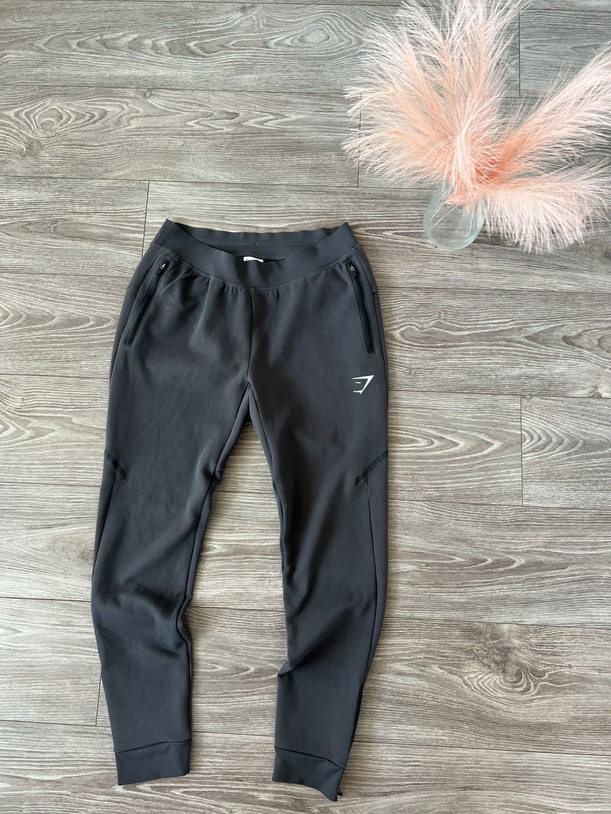 Gymshark ‼️Gymshark Print Logo New Collection Straight Joggers‼️ Size US 31 - 3 Thumbnail