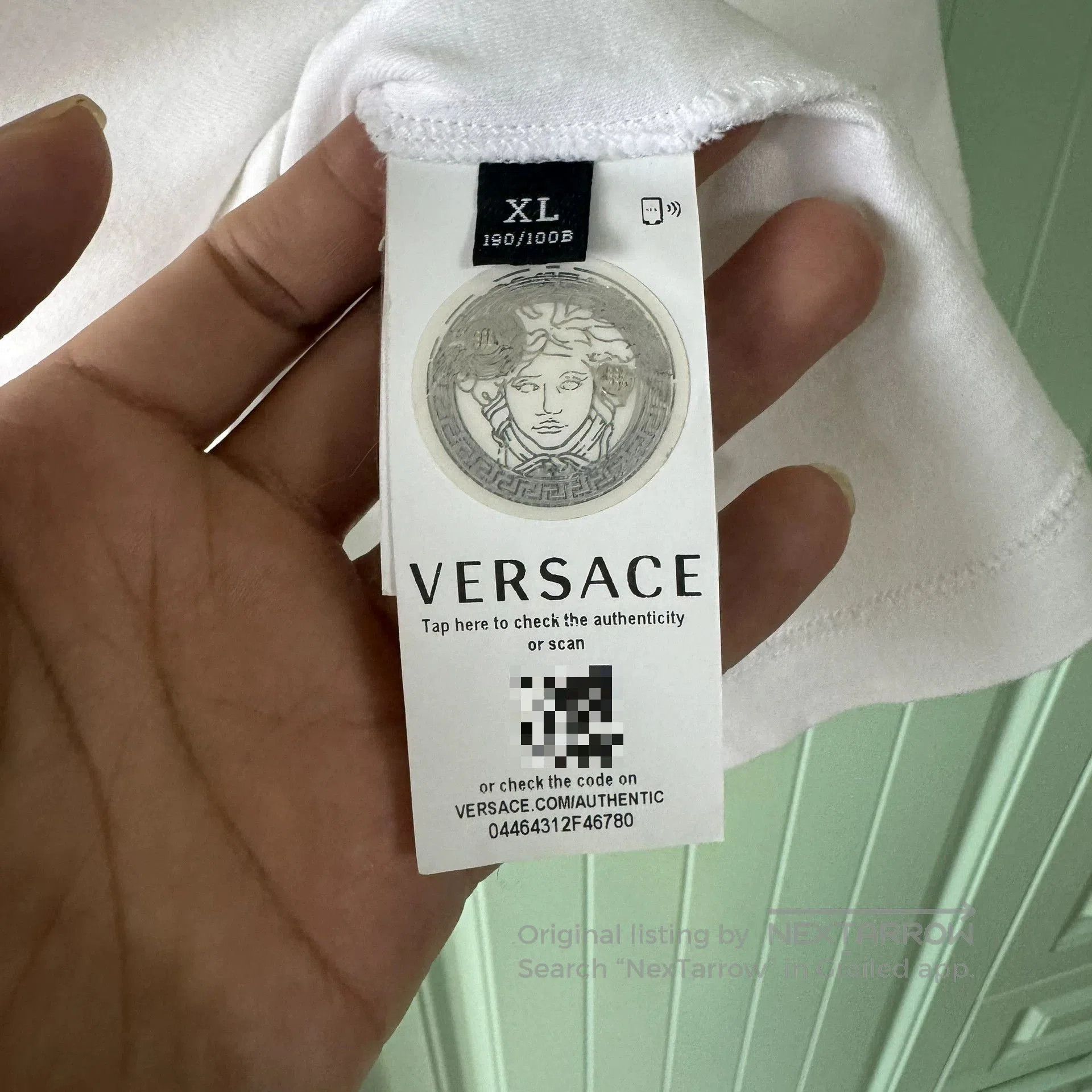 Versace Versace Gold Medusa Embroidered T. Size US XL / EU 56 / 4 - 4 Thumbnail