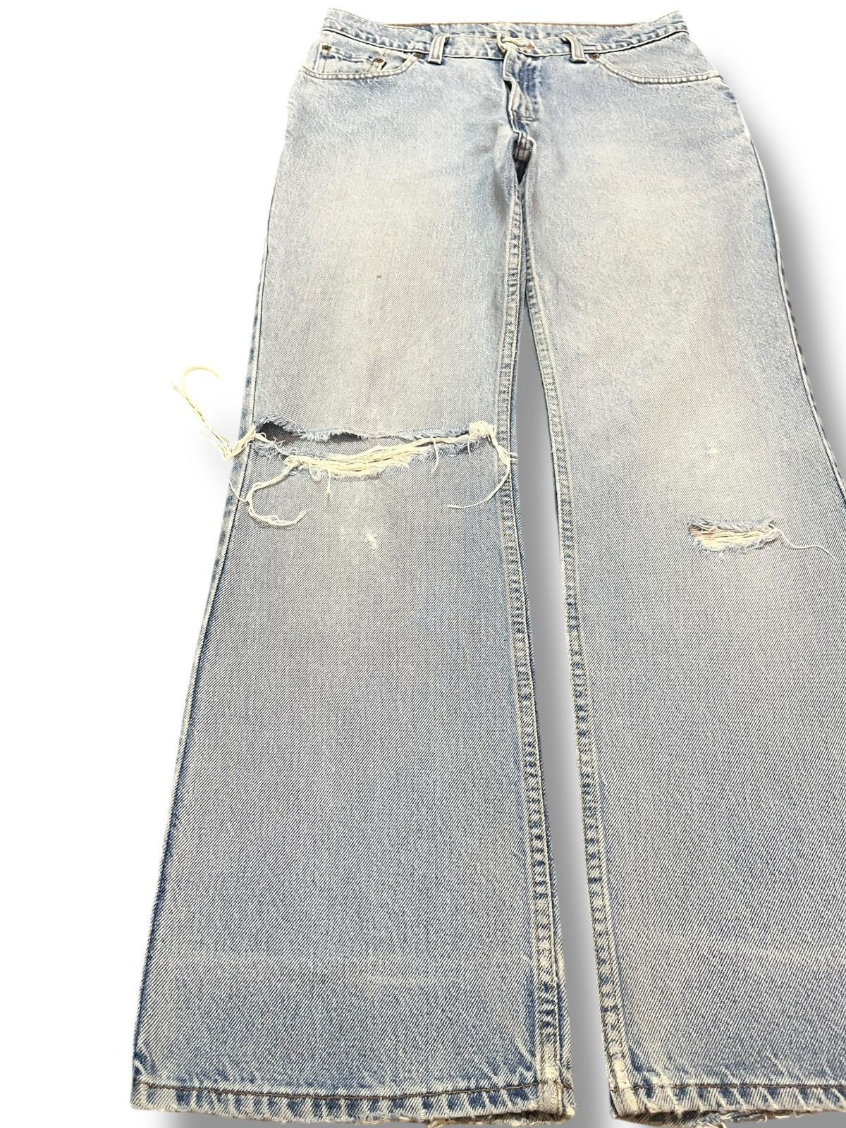 Levi's Vintage Clothing Vintage Levi’s 517 Flare Faded Distressed Denim Size US 31 - 3 Thumbnail