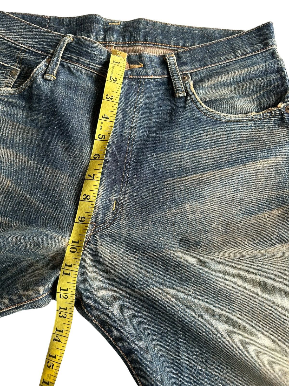 Kapital Vintage Edwin 505xx Selvedge Rusty Mudwash Distressed Denim Size US 34 / EU 50 - 16 Thumbnail
