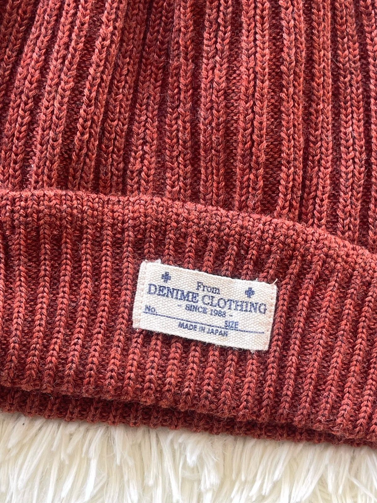 Denime × Designer × Japanese Brand Denime Beanie Hat Size ONE SIZE - 4 Thumbnail