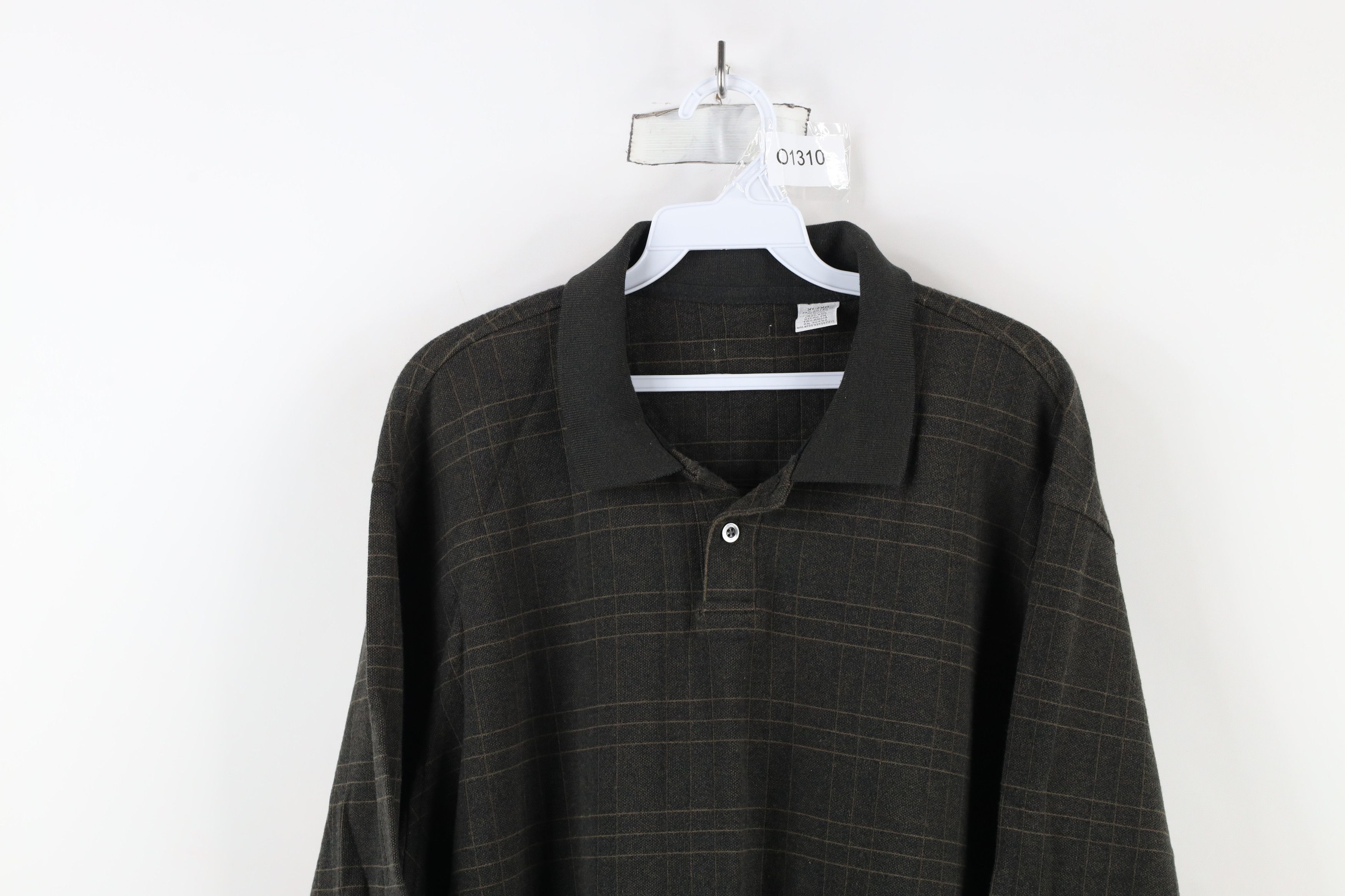Vintage Vintage 90s Streetwear Collared Long Sleeve Rugby Polo Shirt Size US XL / EU 56 / 4 - 2 Thumbnail
